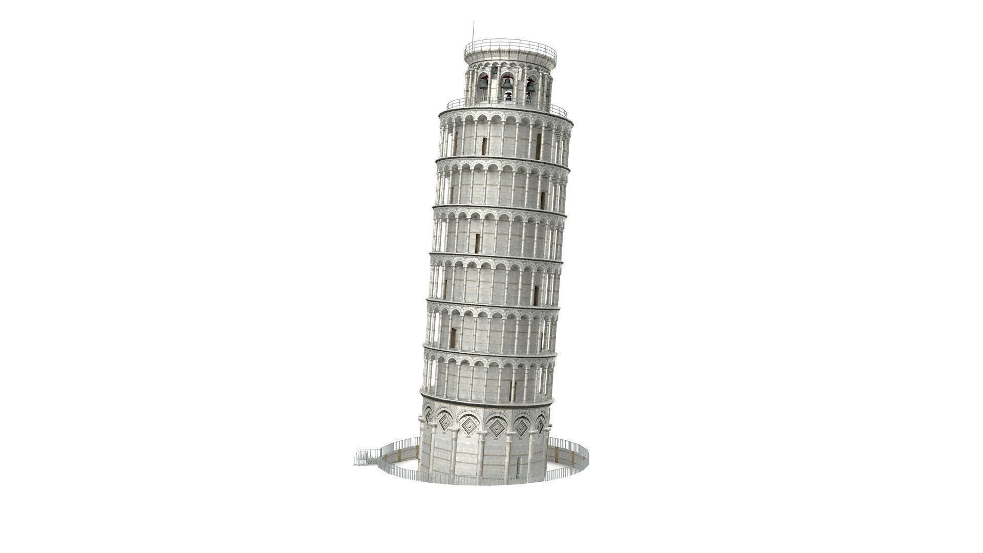 Pisa Tower  3D model_31