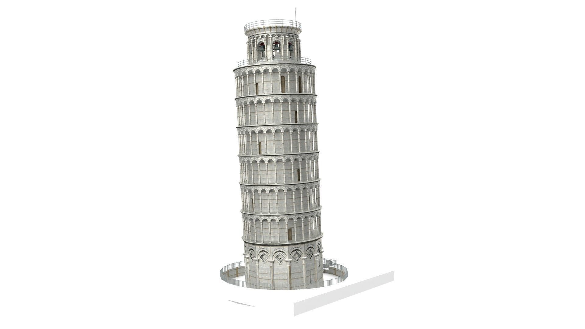 Pisa Tower  3D model_18