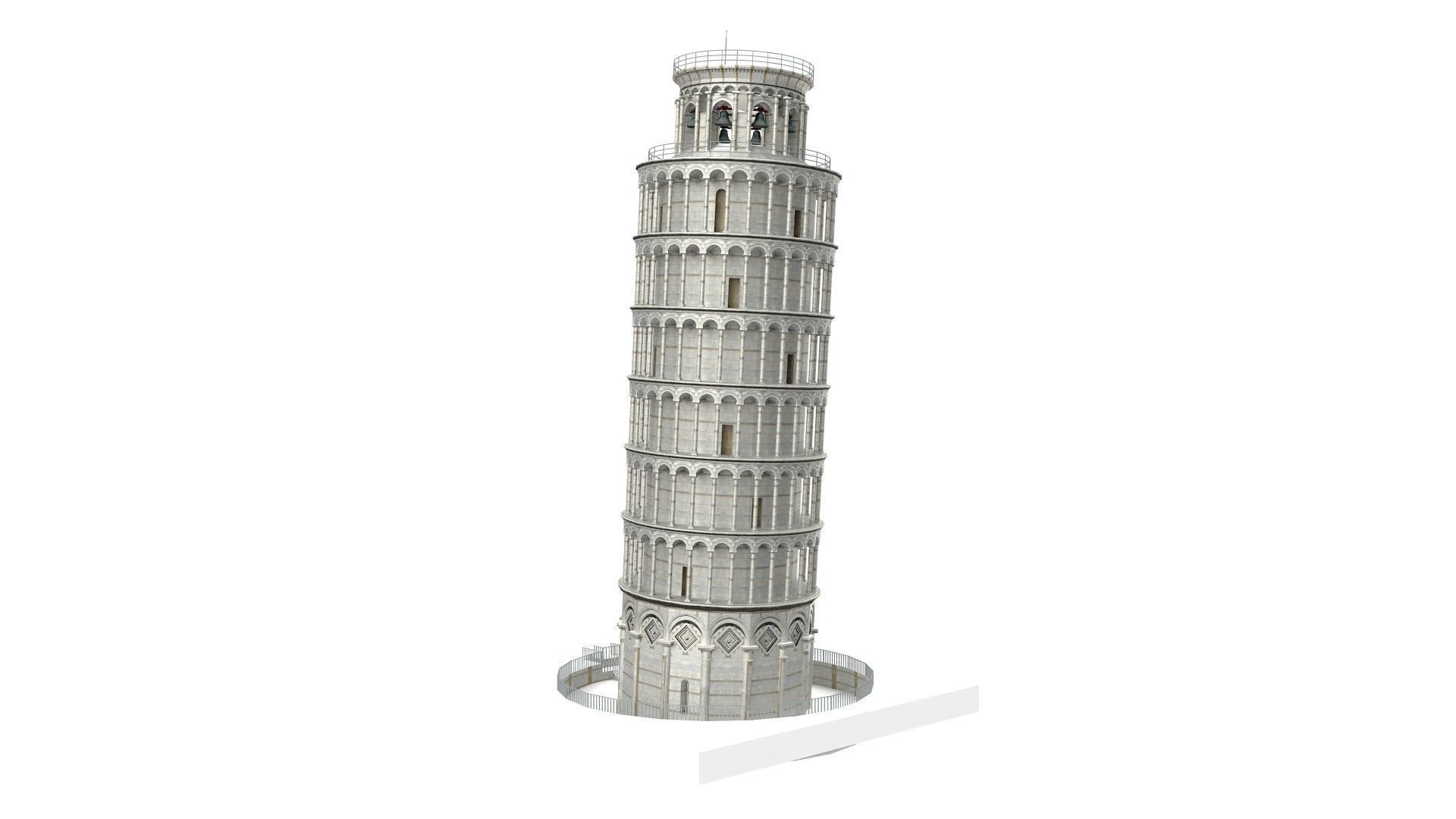 Pisa Tower  3D model_26