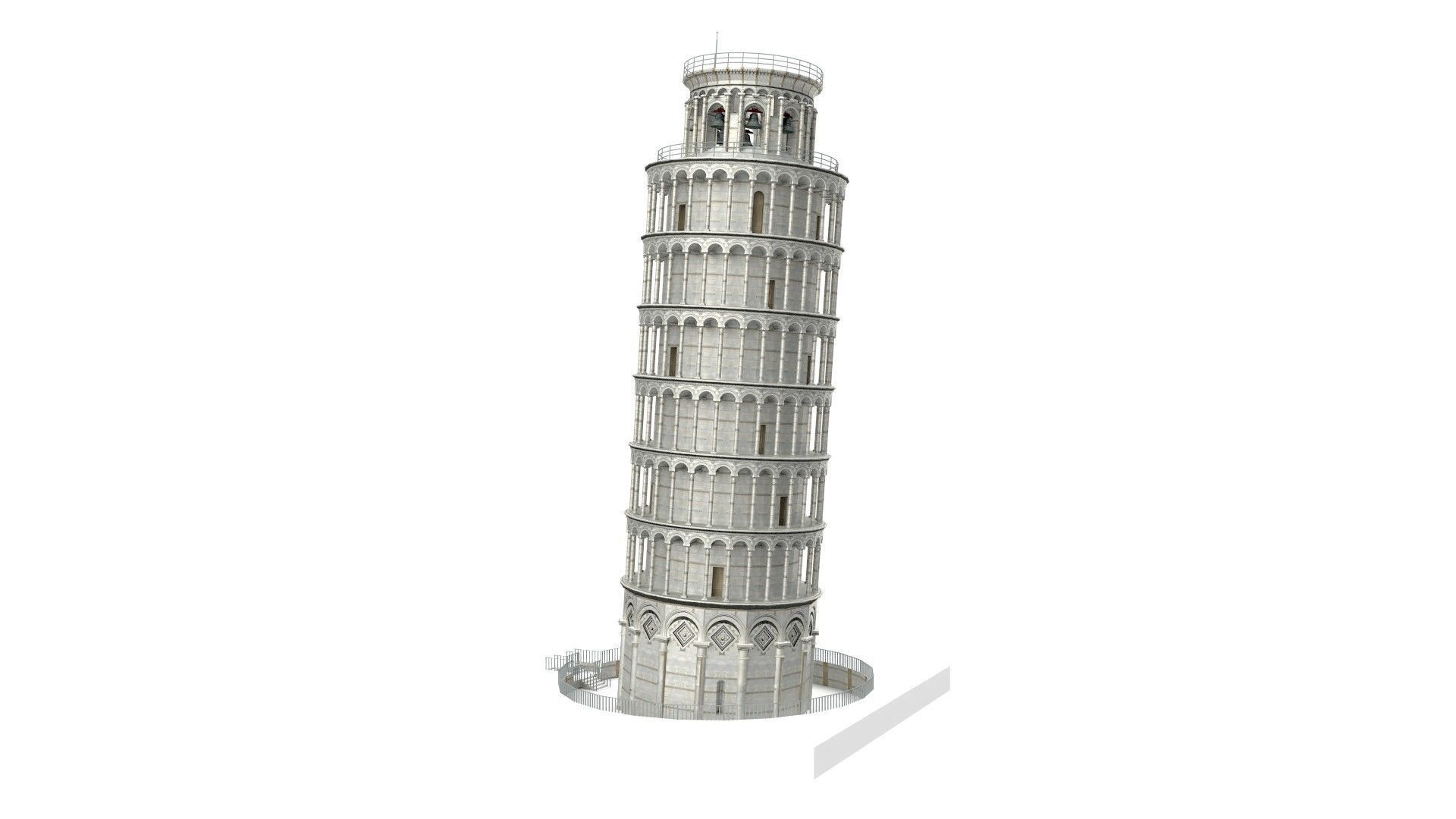 Pisa Tower  3D model_28