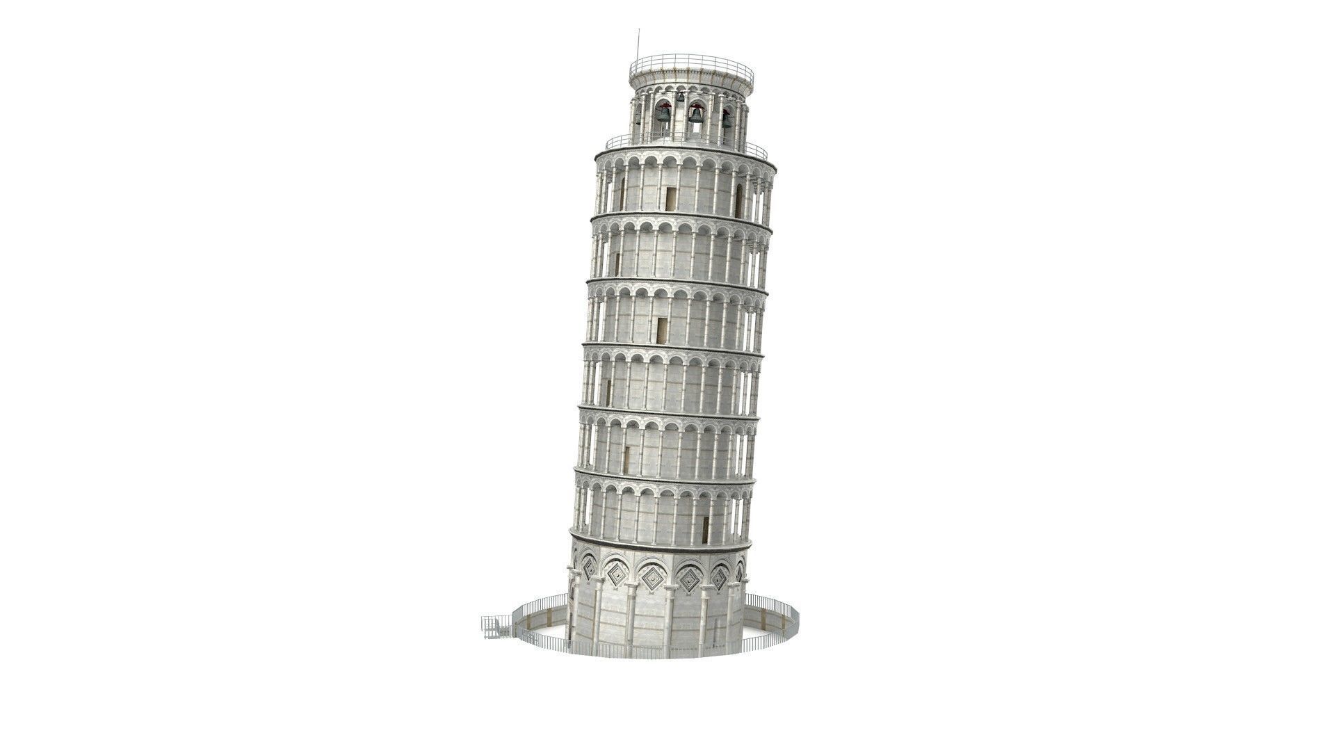 Pisa Tower  3D model_32