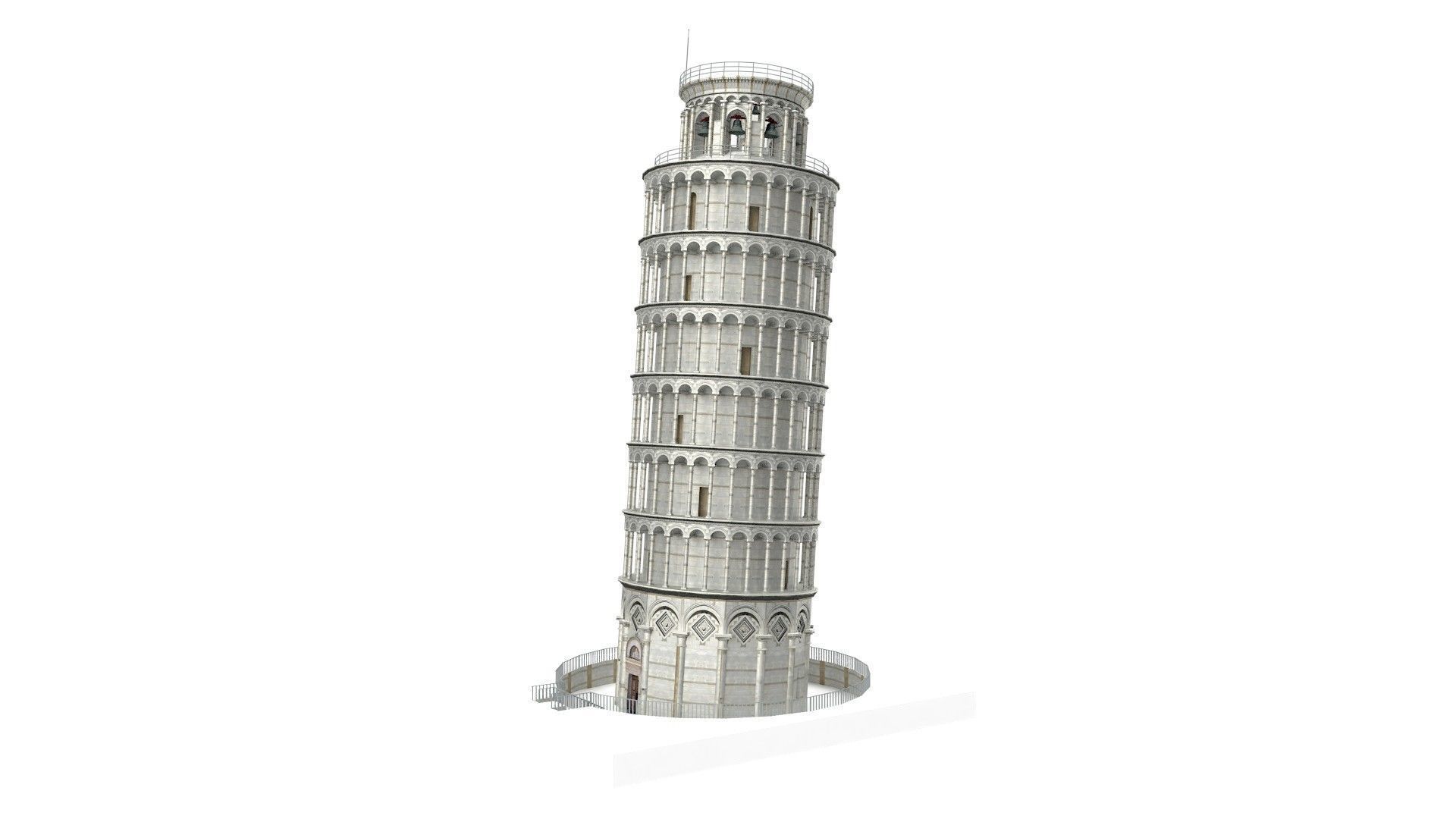 Pisa Tower  3D model_34