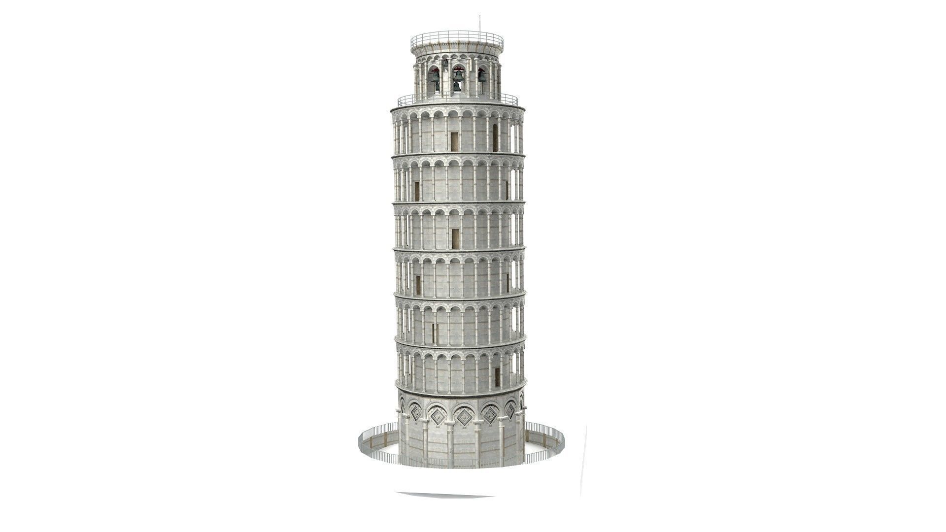 Pisa Tower  3D model_21