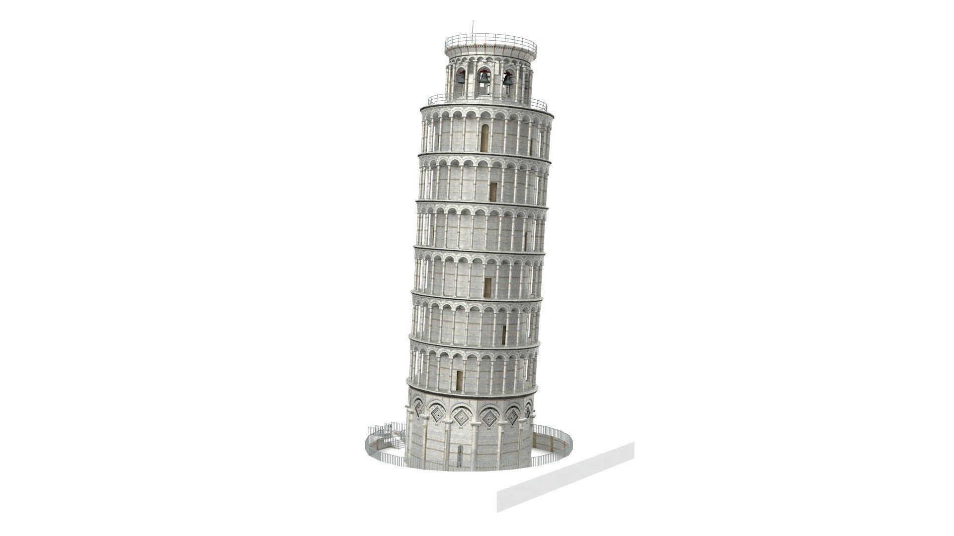 Pisa Tower  3D model_27