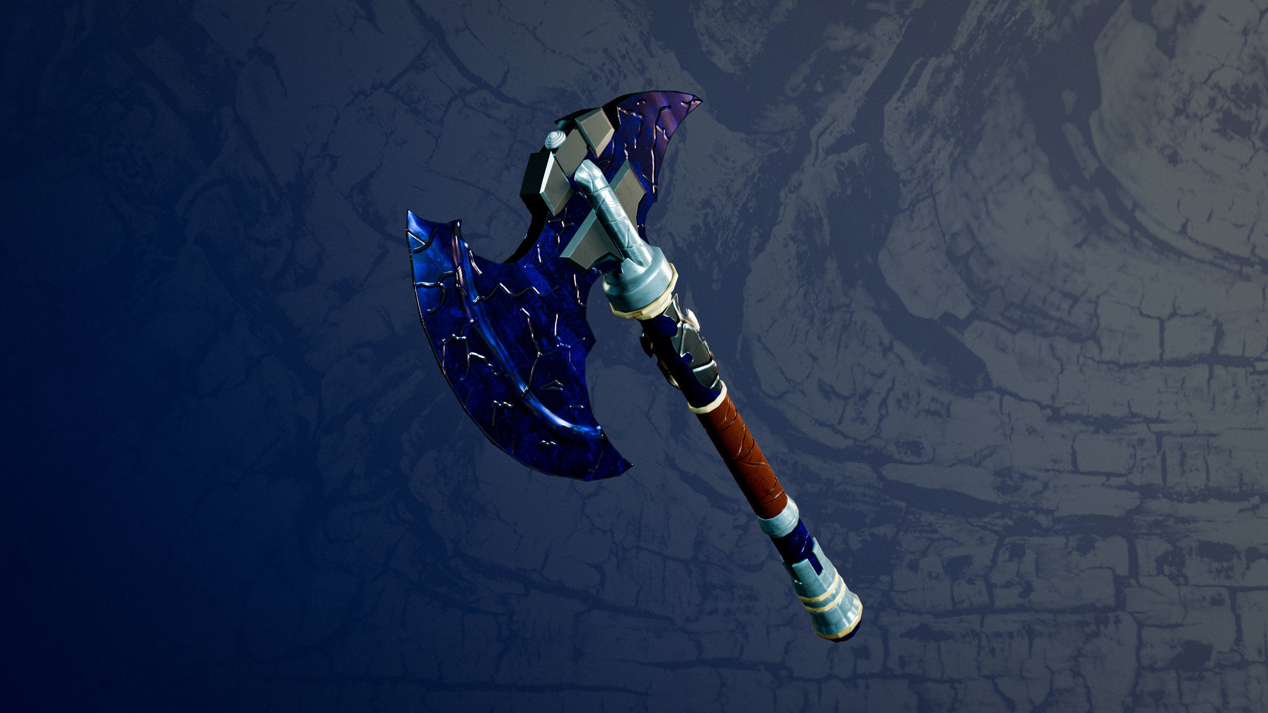 Axe of Honor Low-poly 3D model_3