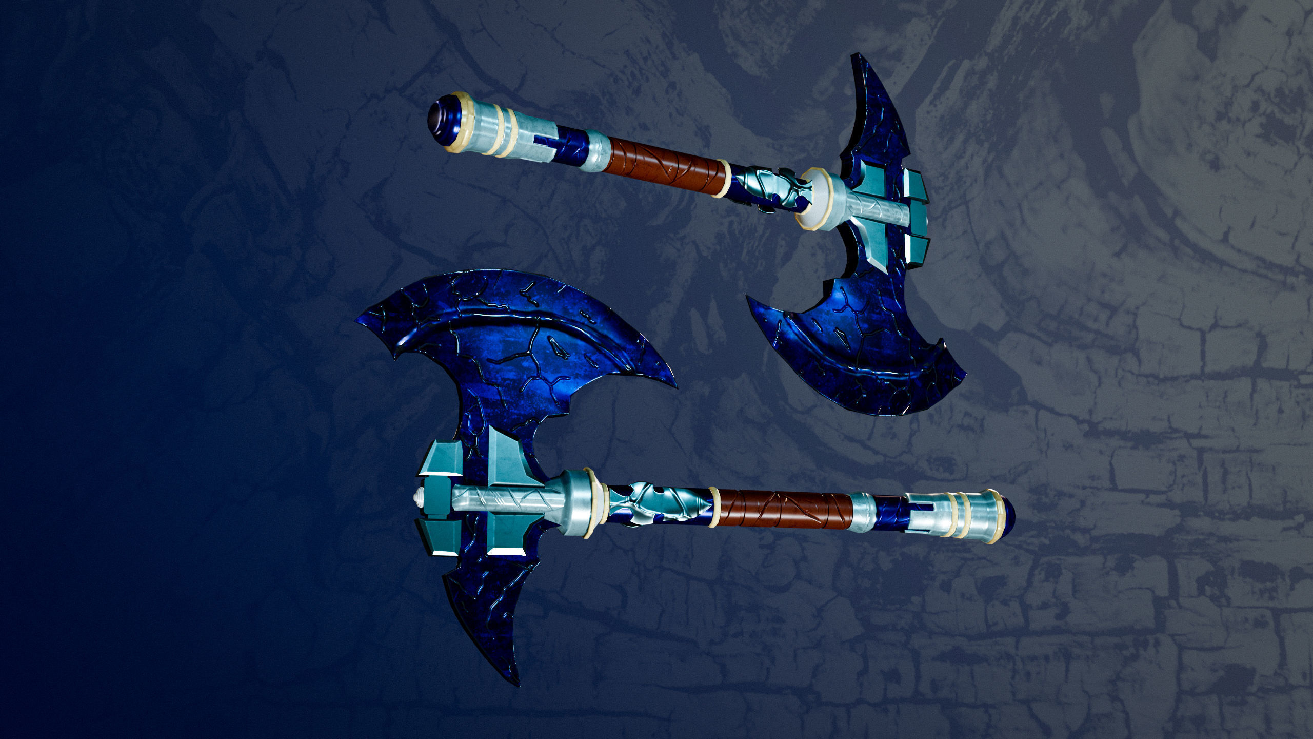 Axe of Honor Low-poly 3D model_6