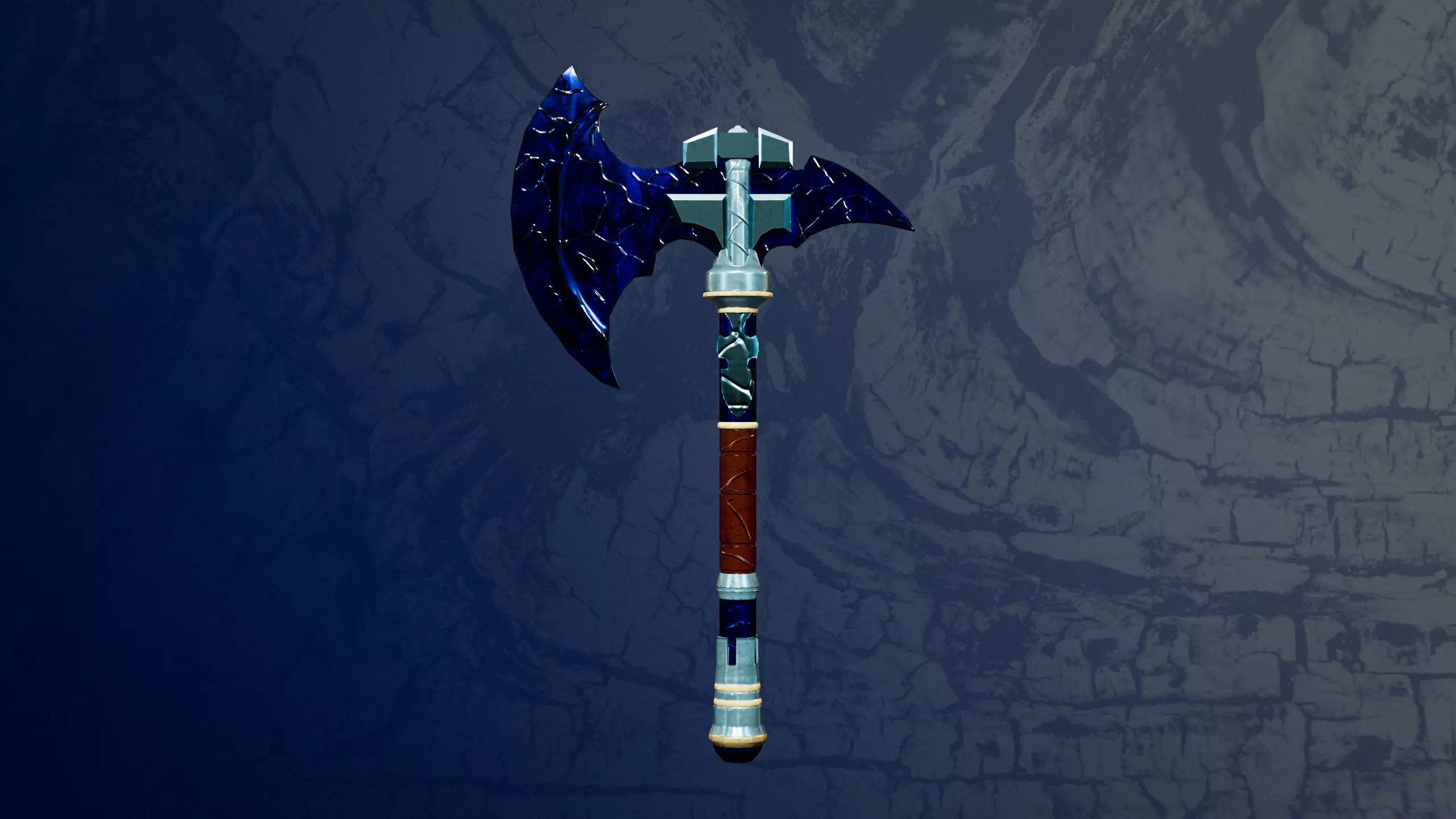 Axe of Honor Low-poly 3D model_0