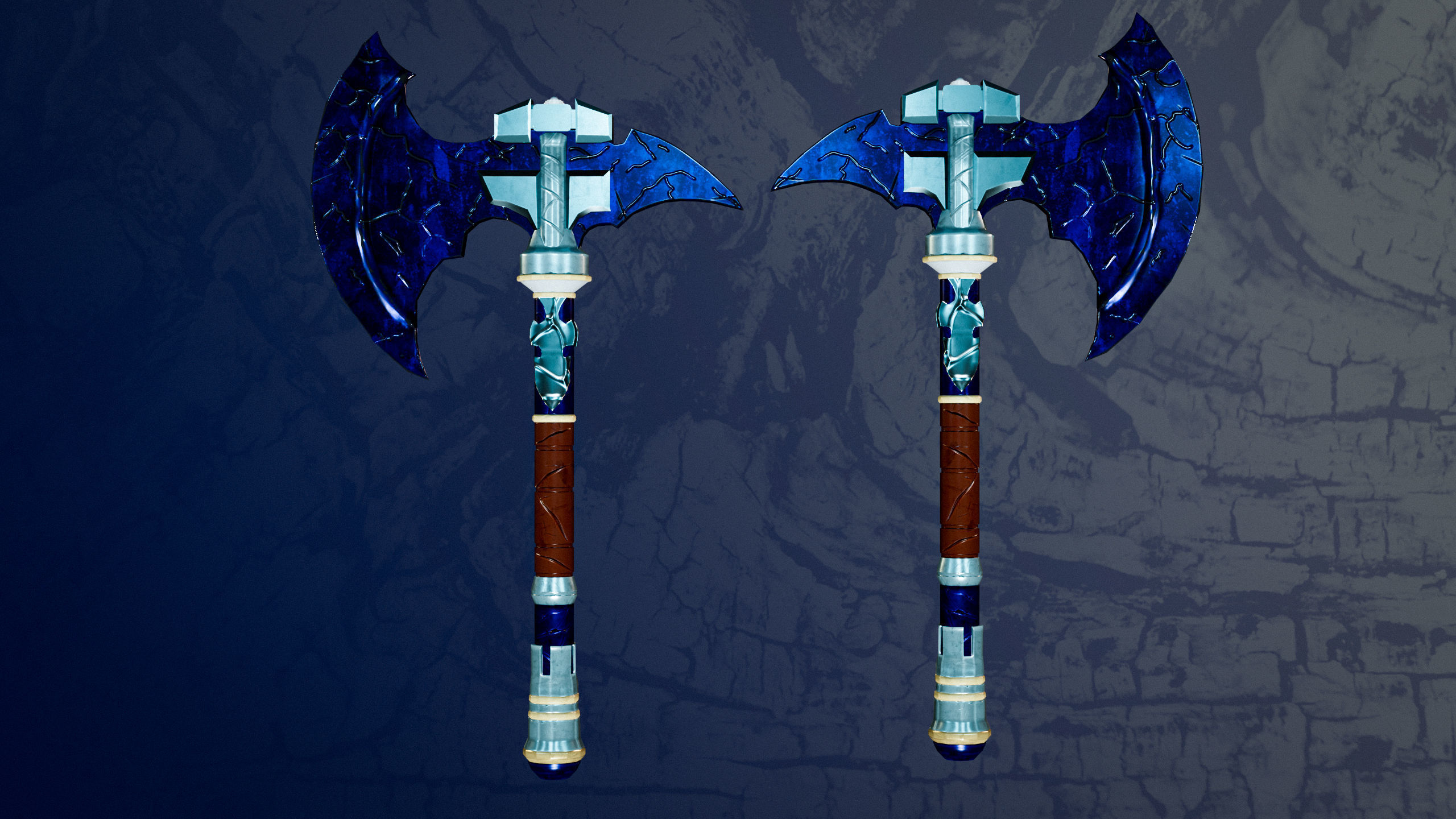 Axe of Honor Low-poly 3D model_4