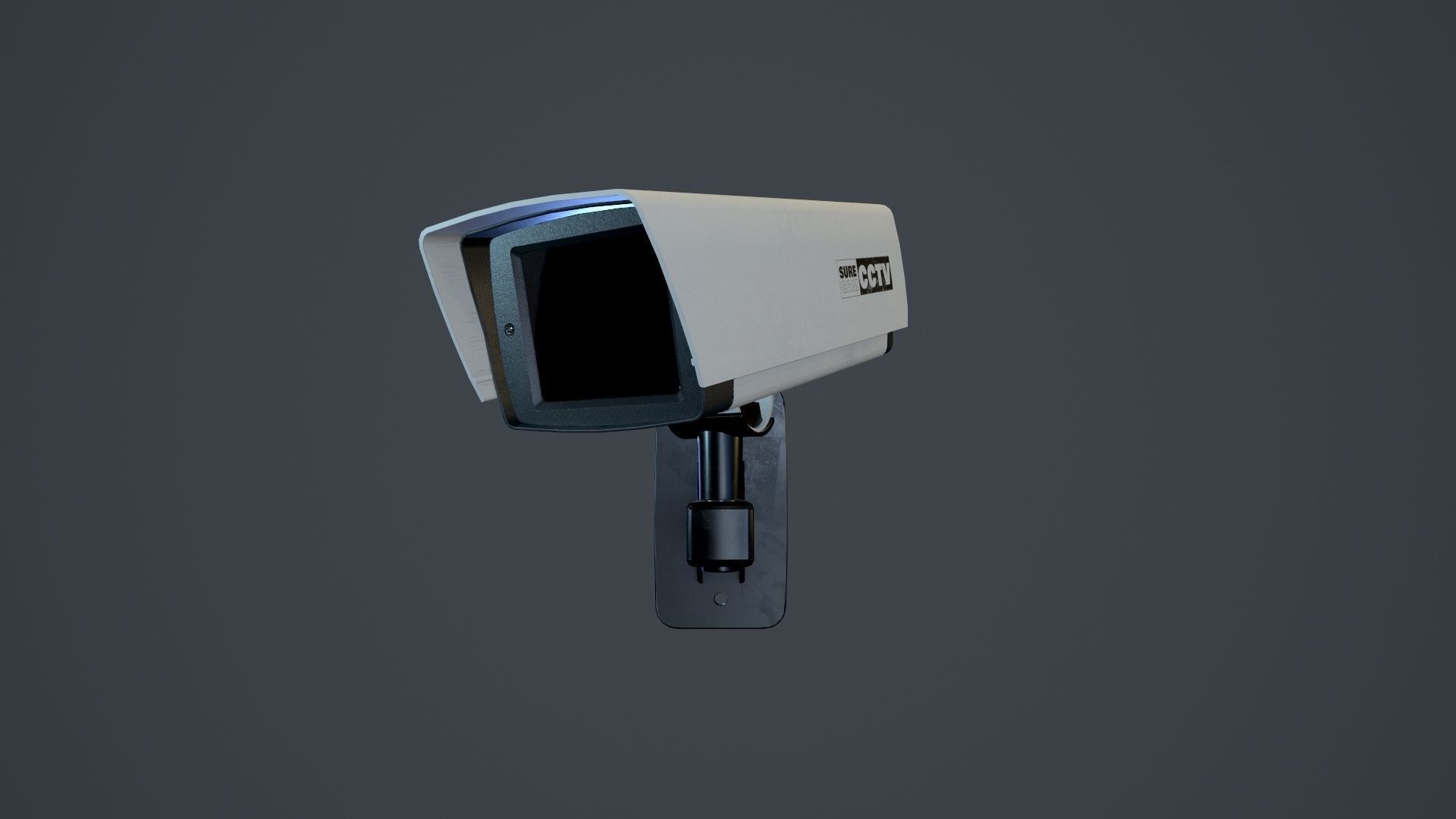 CCTV Camera Low-poly 3D model_5