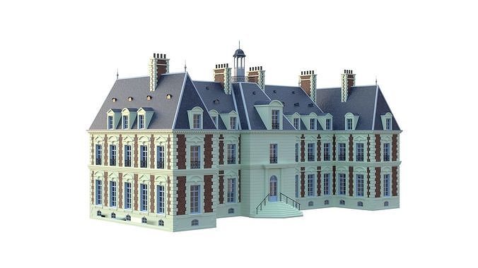 Chateau French Villa  3D model 6