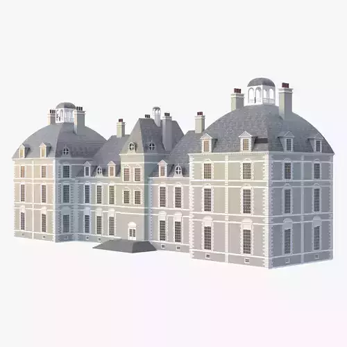 French Chateau  3D model