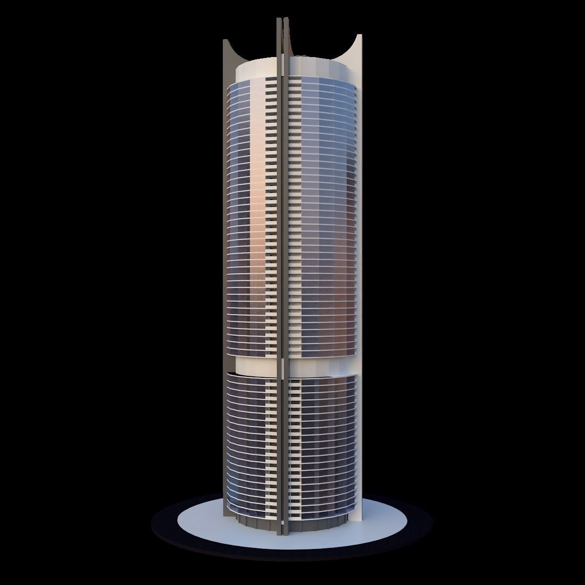 Set of Low Poly Buildings Free low-poly 3D model_53