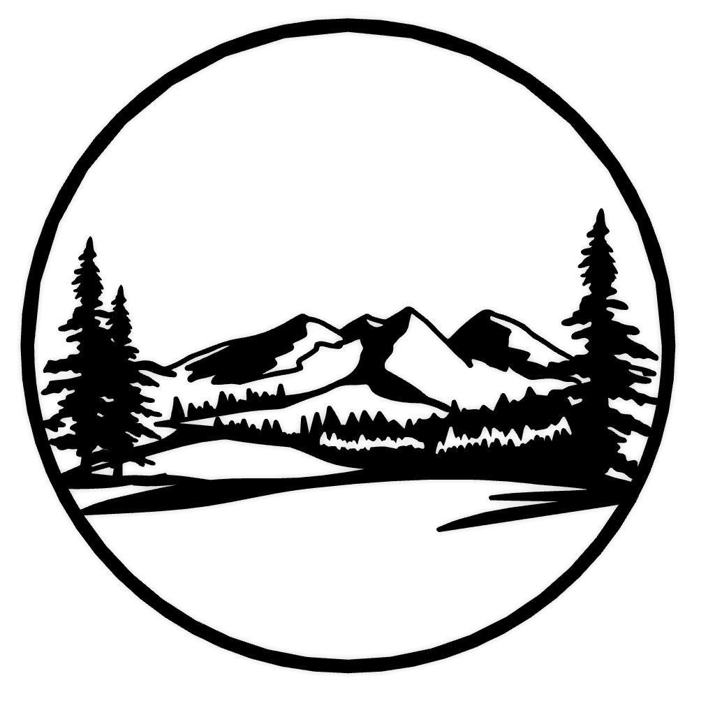 Northern Mountain Forest Wall Panel 3D print model_2