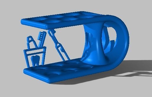 Toothbrush Holder 3D print model_2