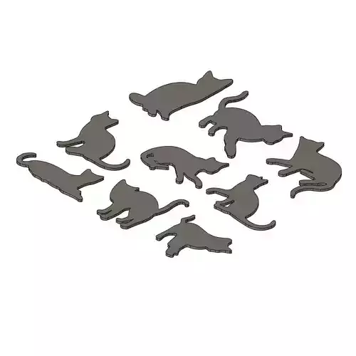 9 Different Cat Collection Decor