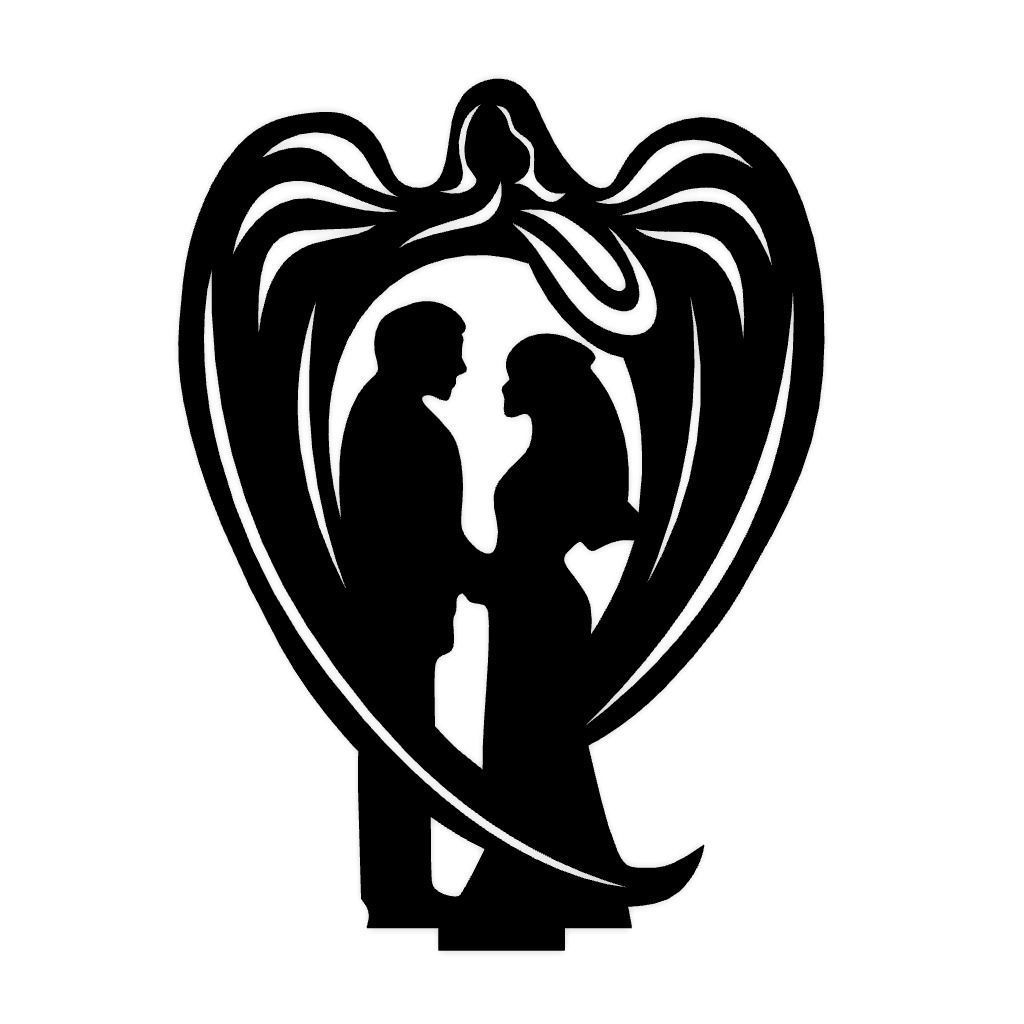 Guardian Angel Decoration 3D print model_2