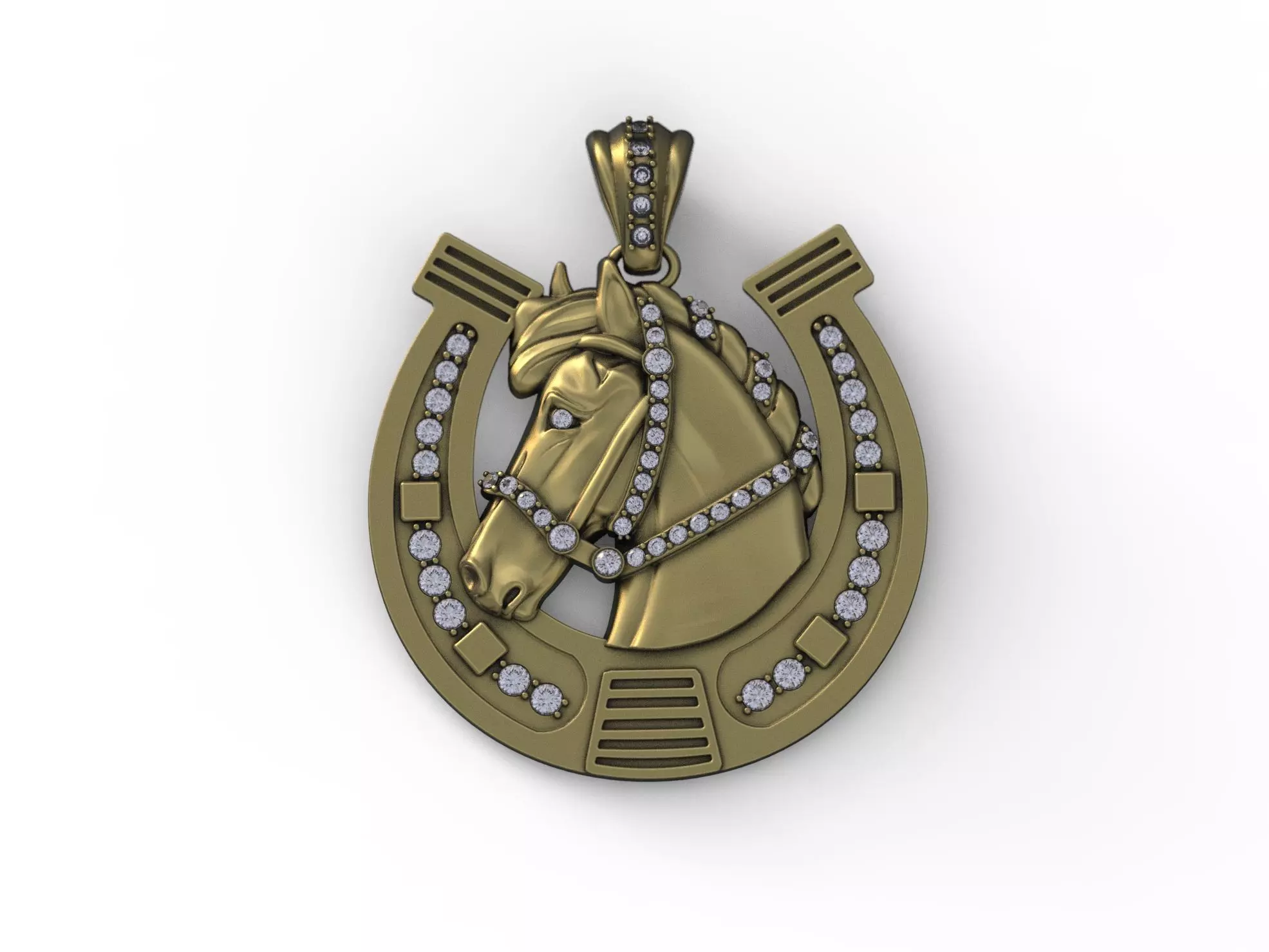Horseshoe Pendant - Dije Herradura 3D print model