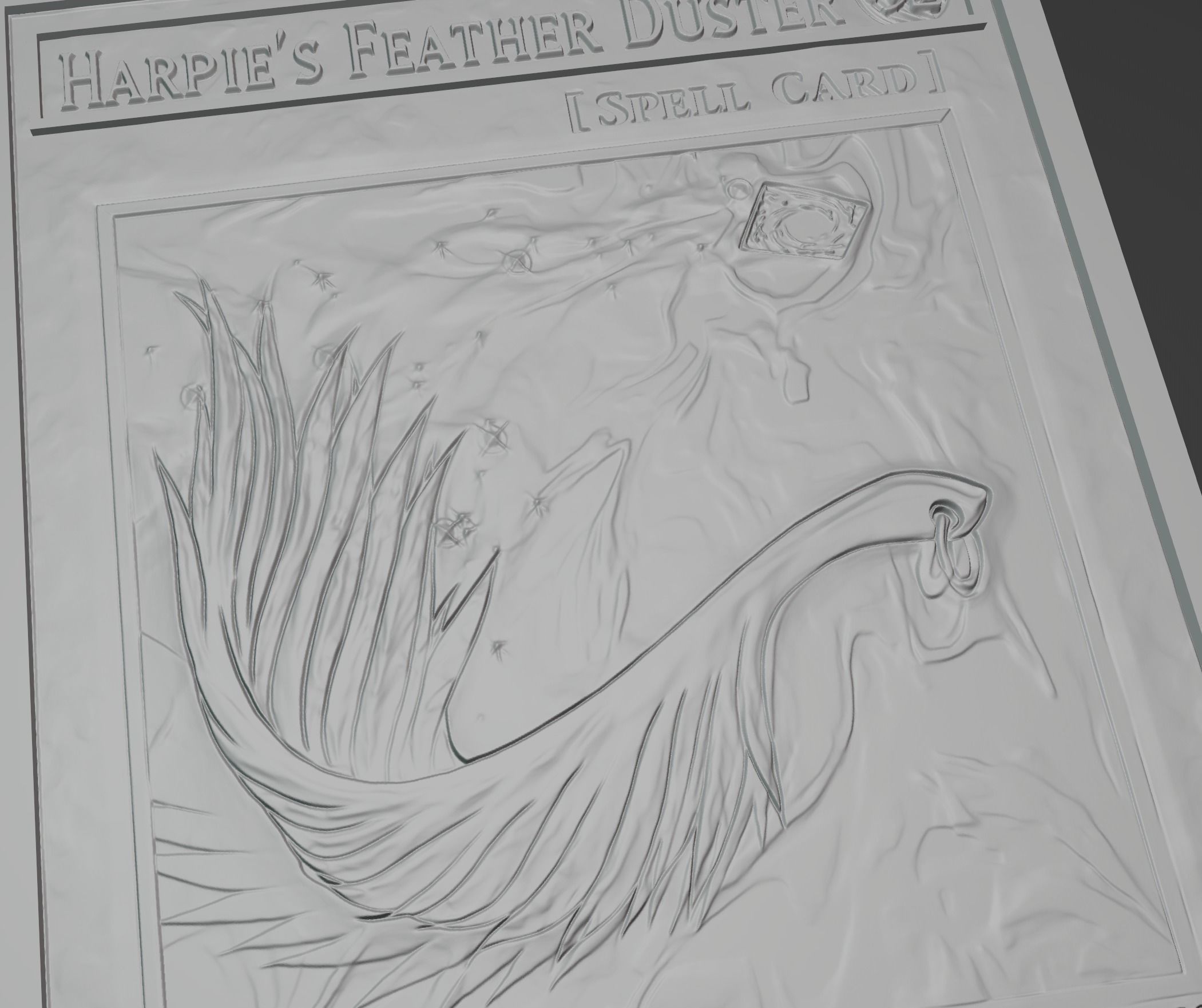 harpie s feather duster - yugioh 3D print model_1