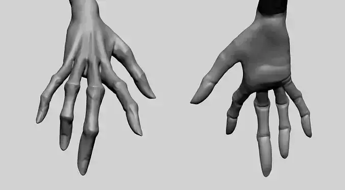 Creature Hand 3D model