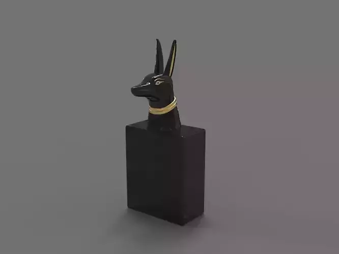 Egyptian pharaonic animal perfume Bottle  Low-poly 3D model