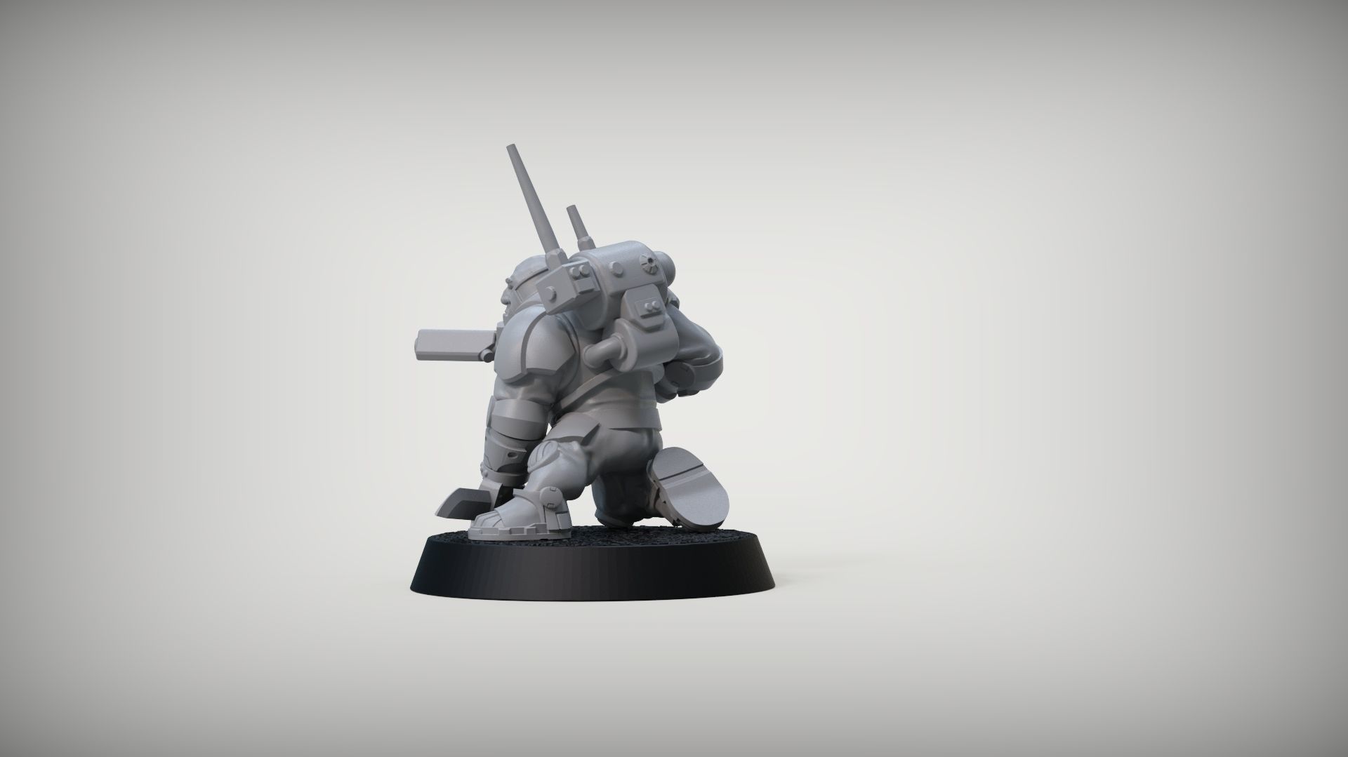 SPACE DWARF COMMANDOS 3D print model_4