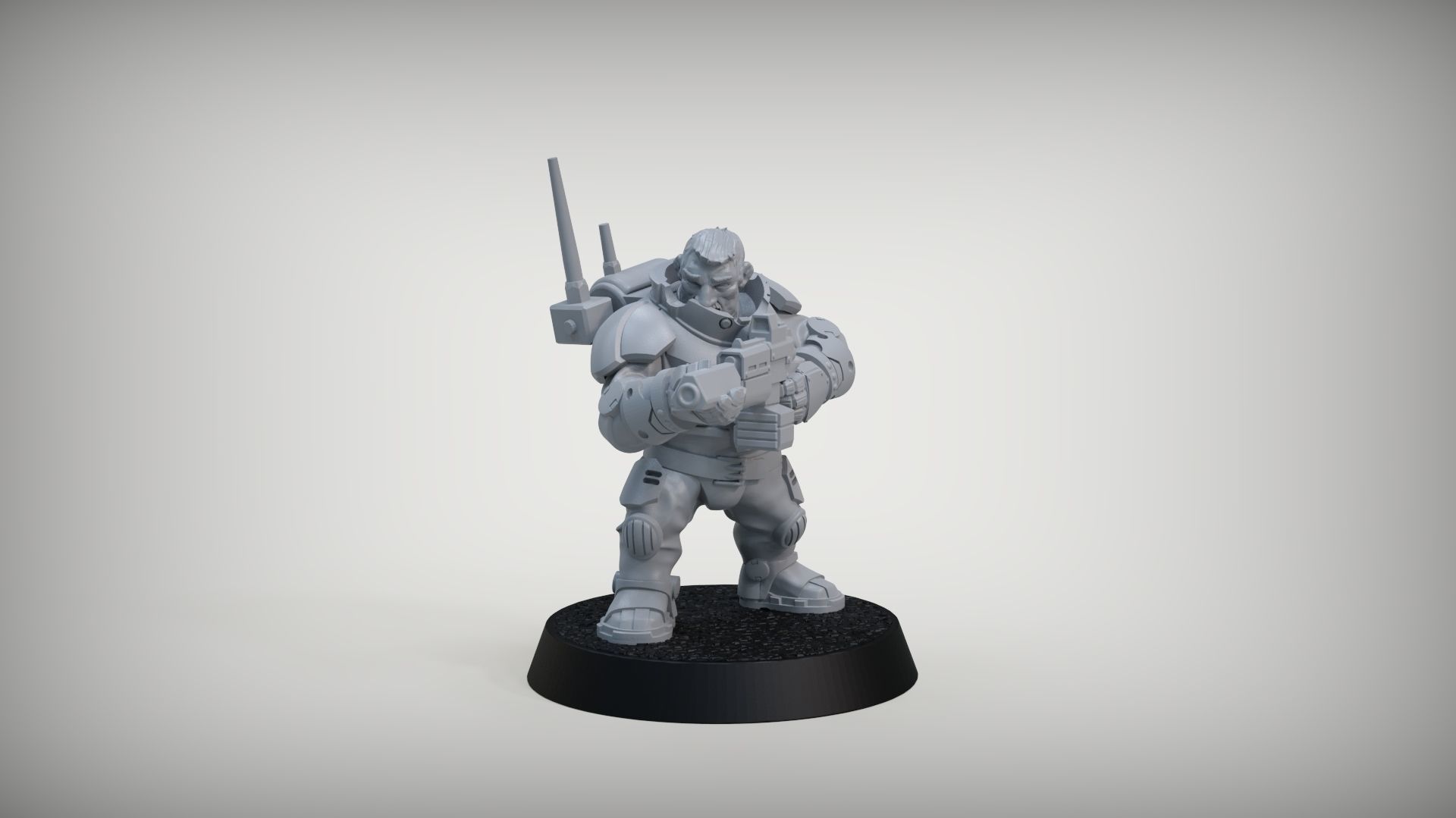 SPACE DWARF COMMANDOS 3D print model_12