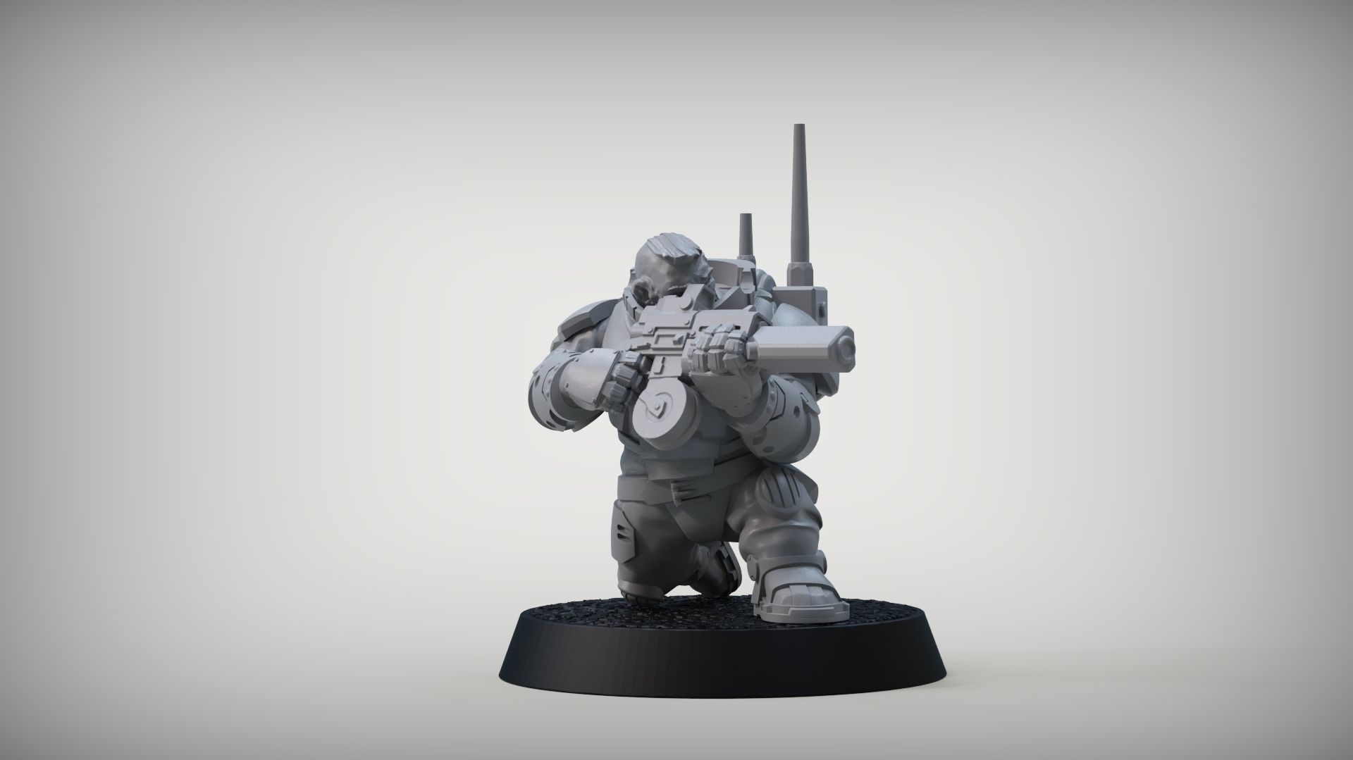 SPACE DWARF COMMANDOS 3D print model_9