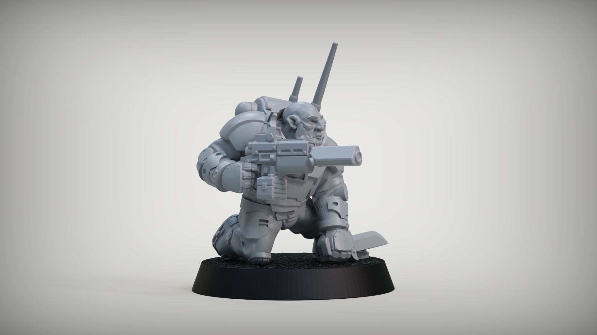 SPACE DWARF COMMANDOS 3D print model_5