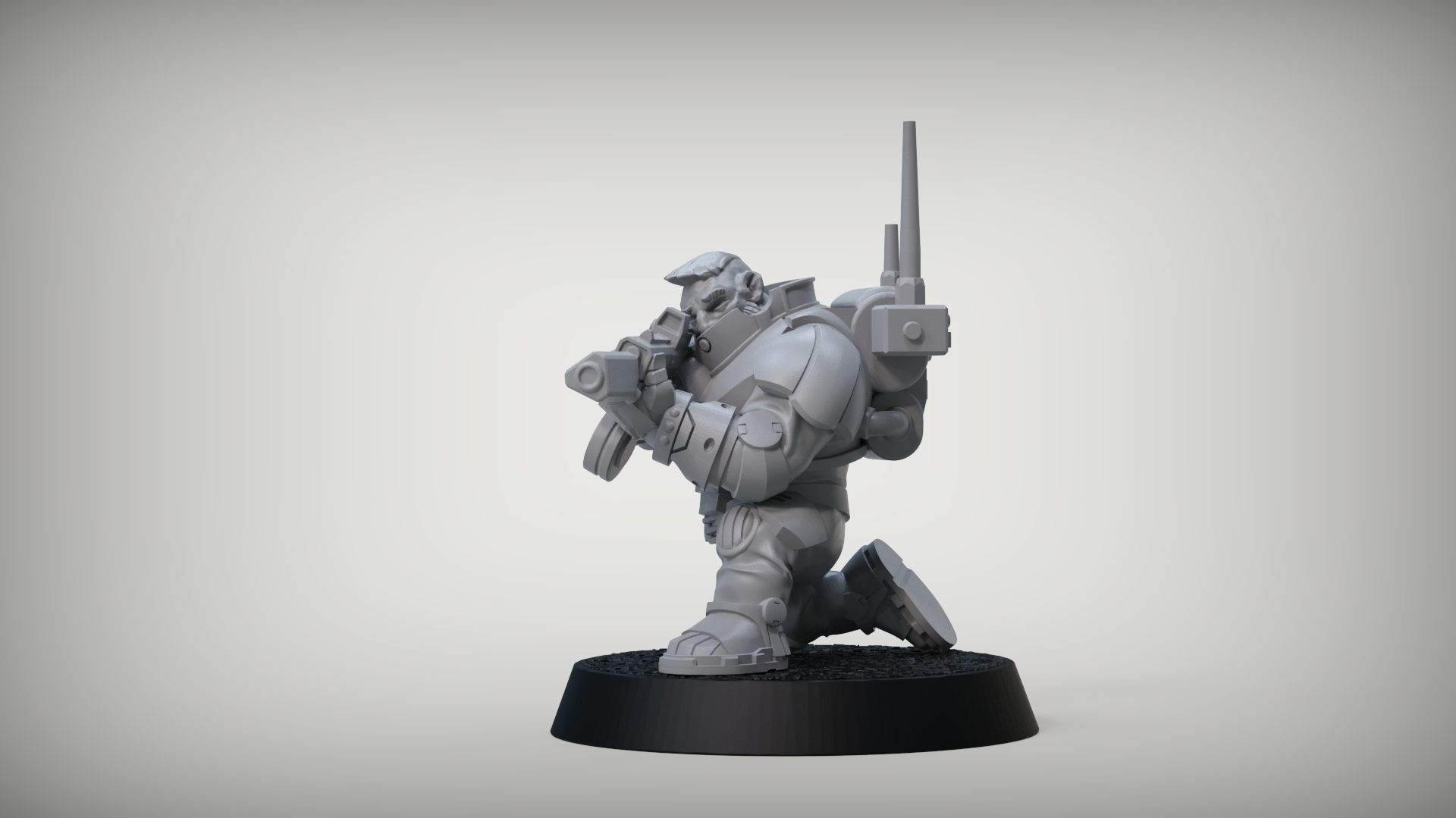 SPACE DWARF COMMANDOS 3D print model_10