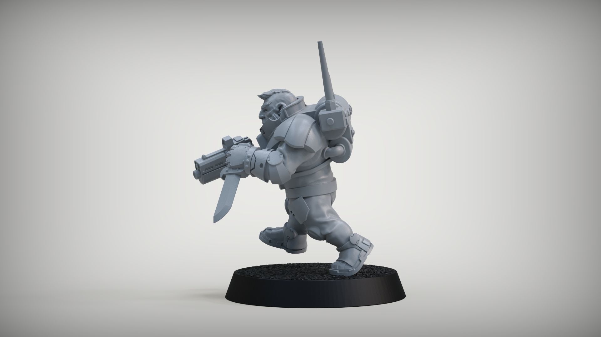SPACE DWARF COMMANDOS 3D print model_8