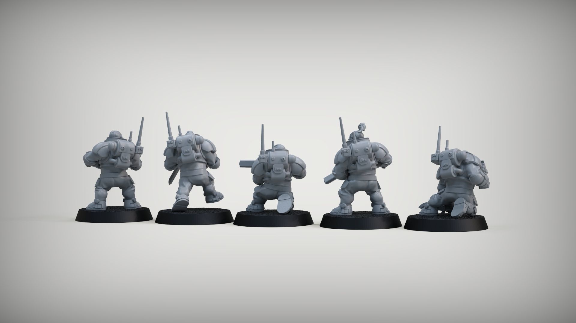 SPACE DWARF COMMANDOS 3D print model_1