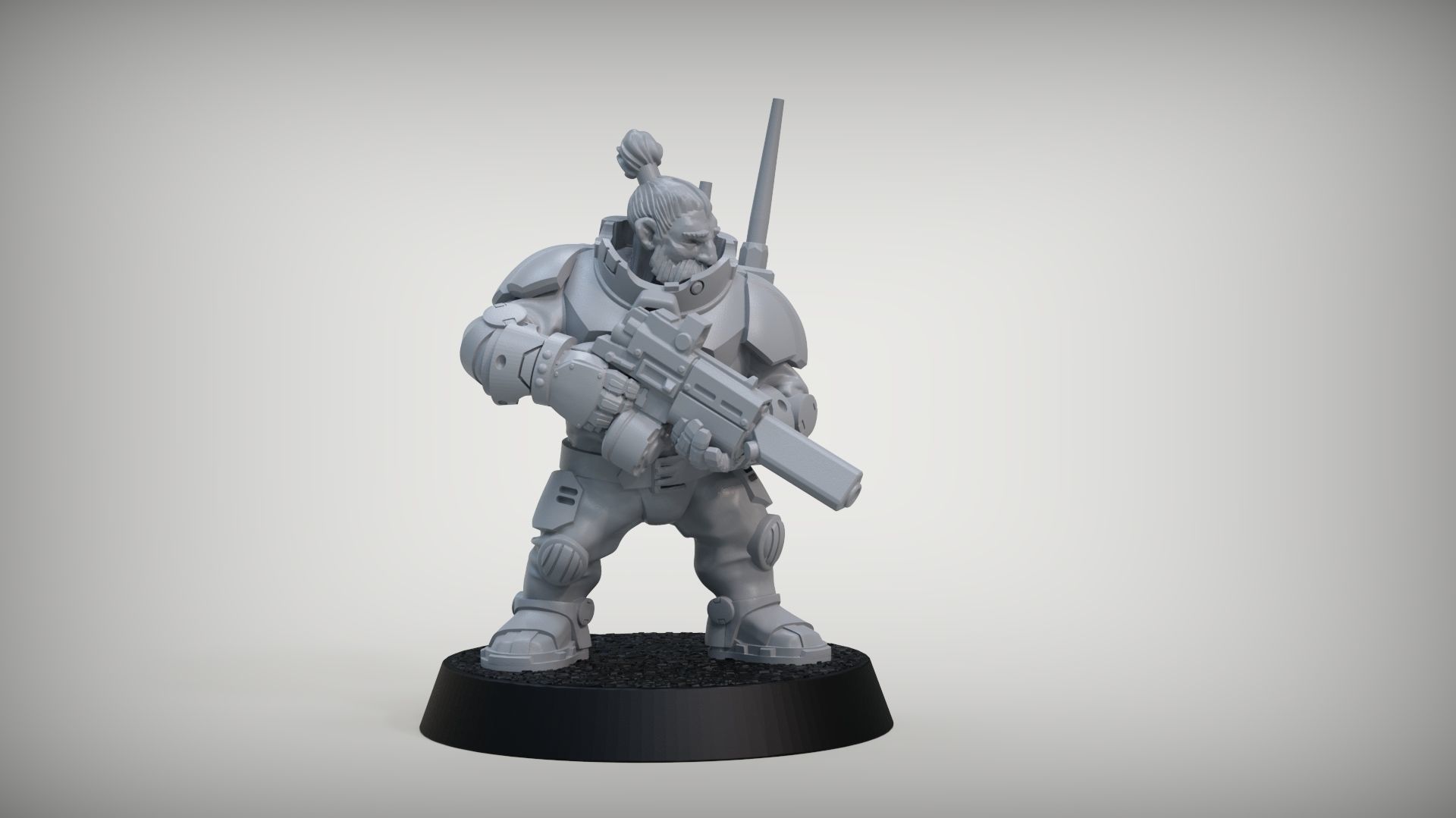 SPACE DWARF COMMANDOS 3D print model_13