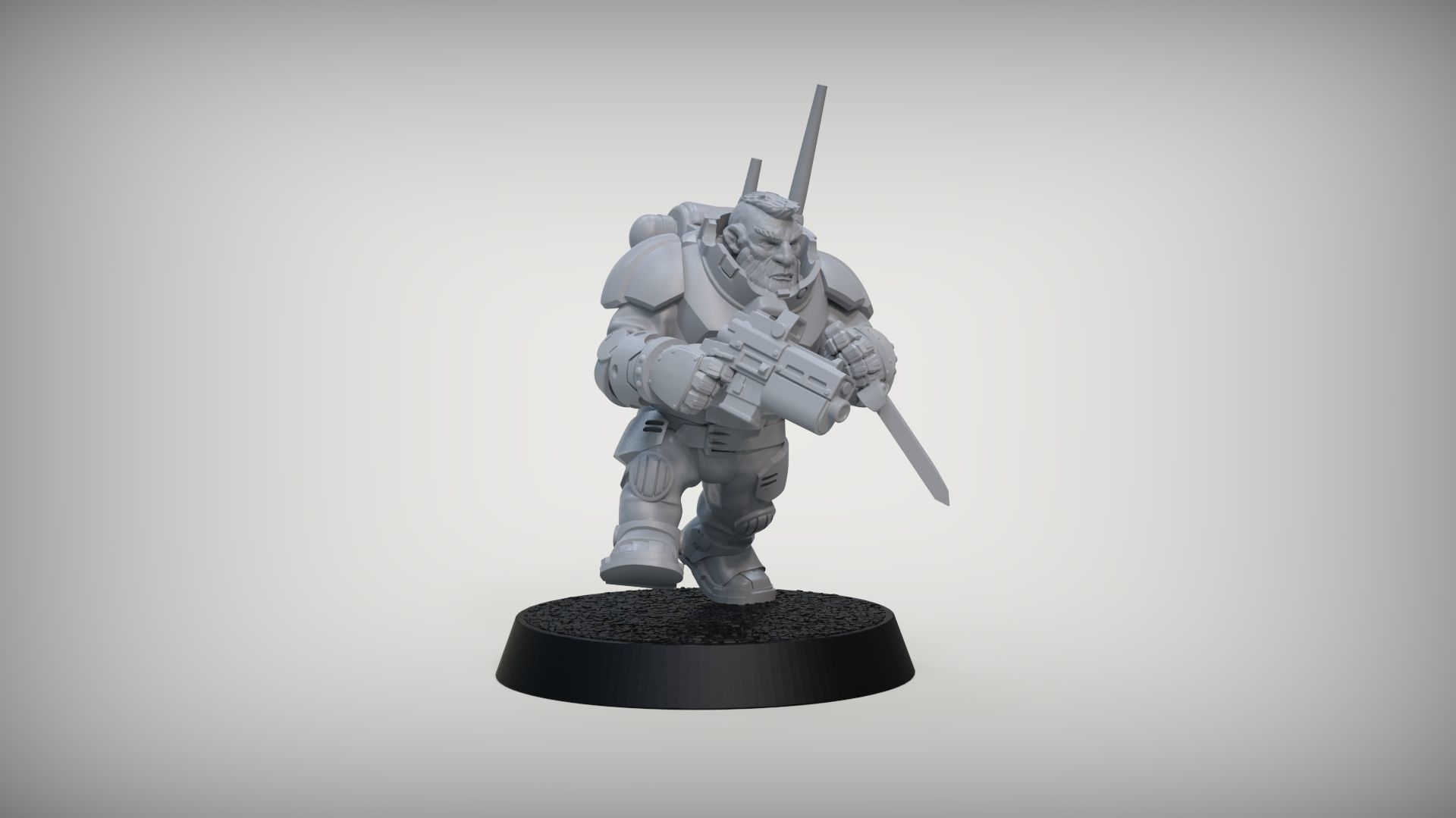 SPACE DWARF COMMANDOS 3D print model_6