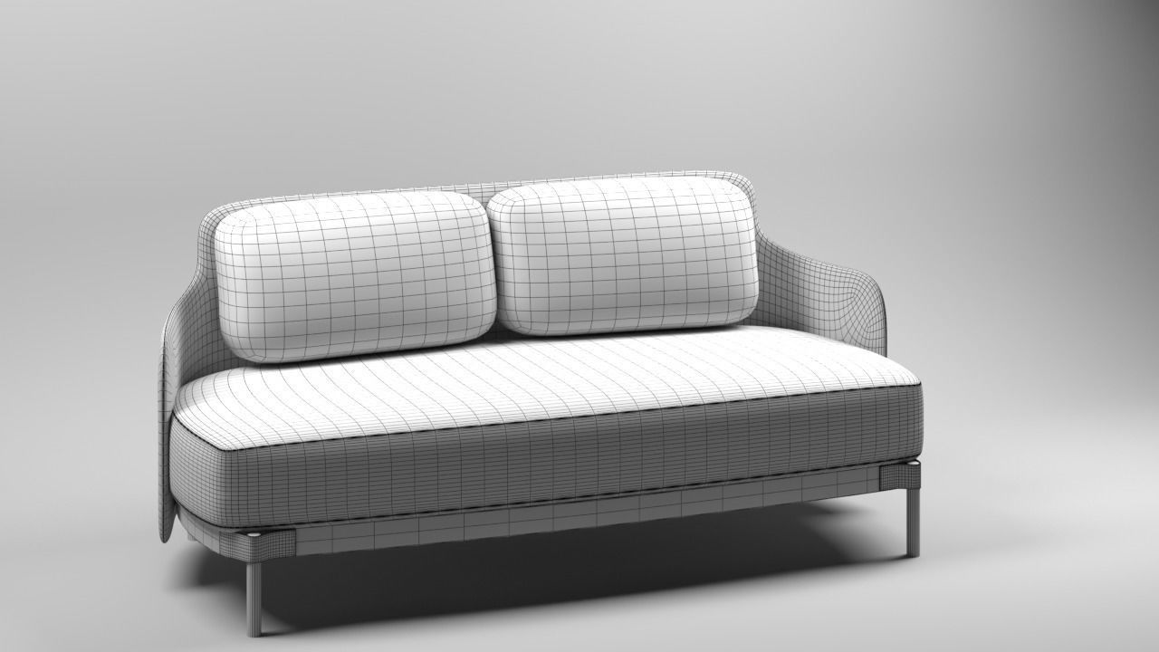 sofa Tape Minotti free 3D model | CGTrader