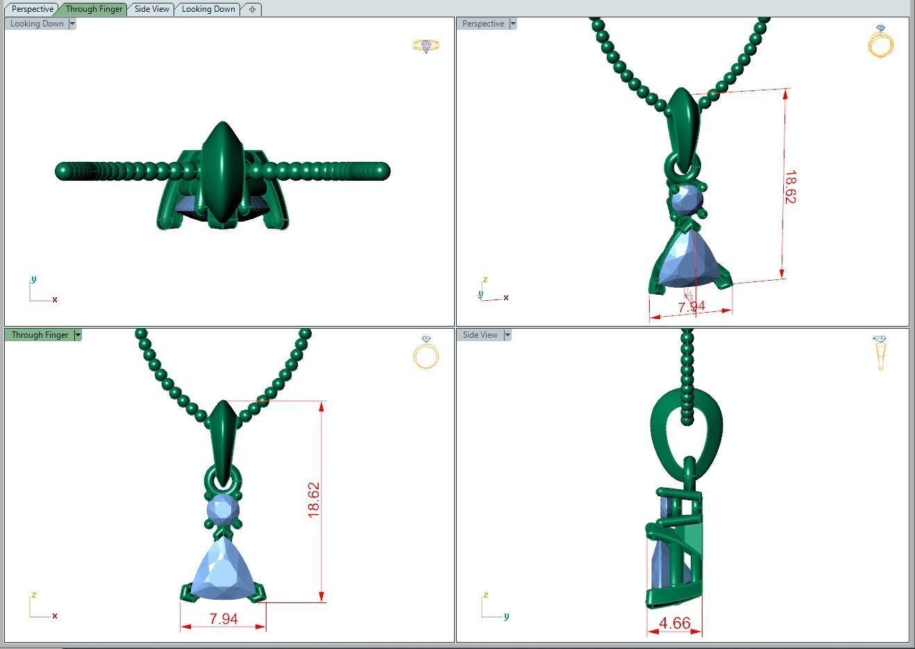 Pendant 506 3D print model_7