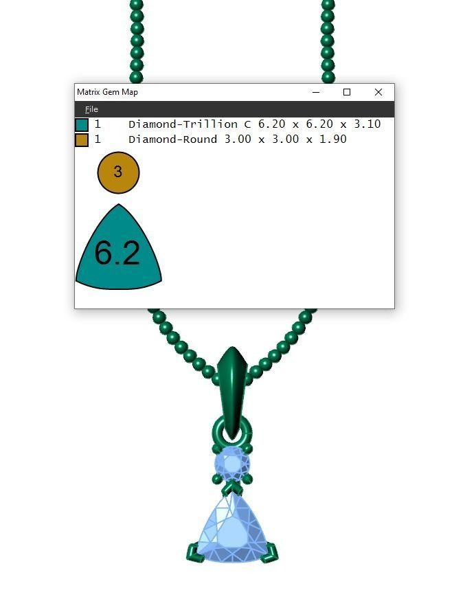 Pendant 506 3D print model_3