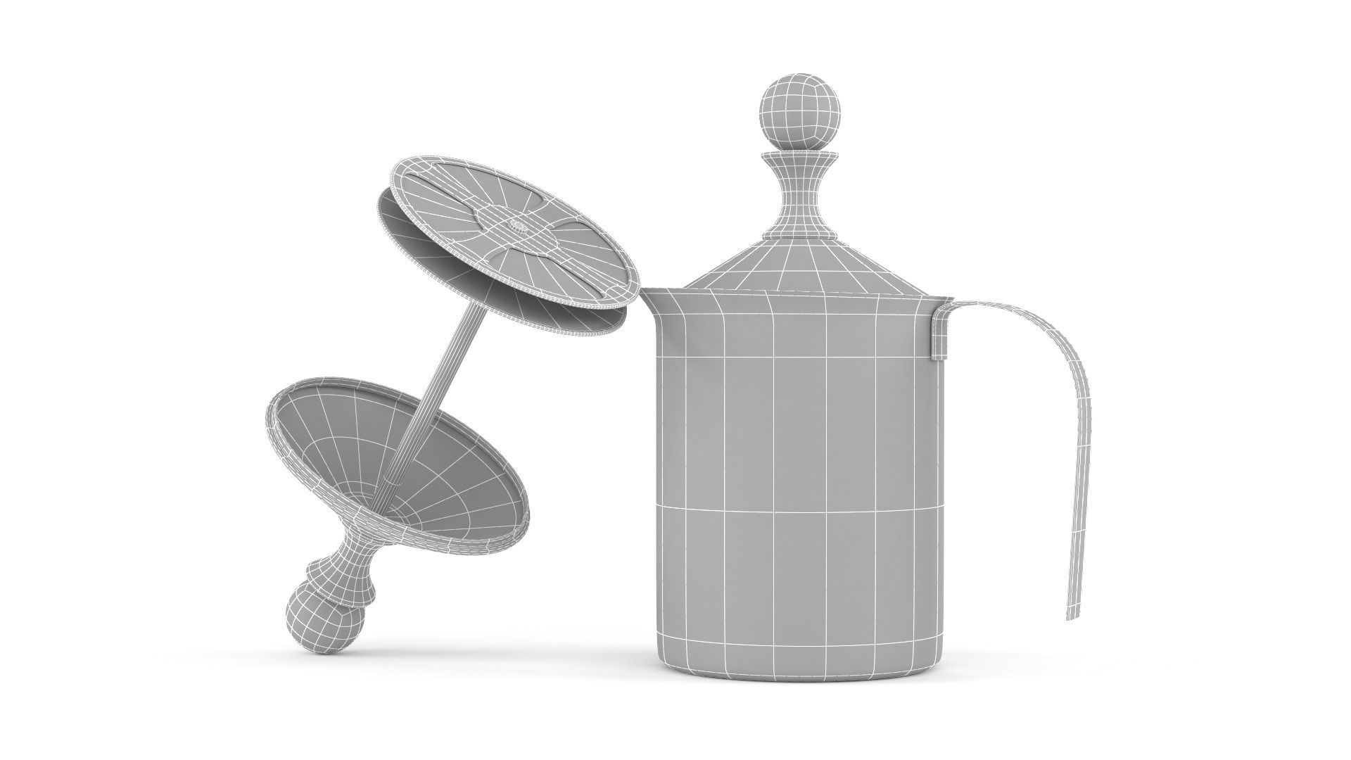 Milk Frother 3D model_6