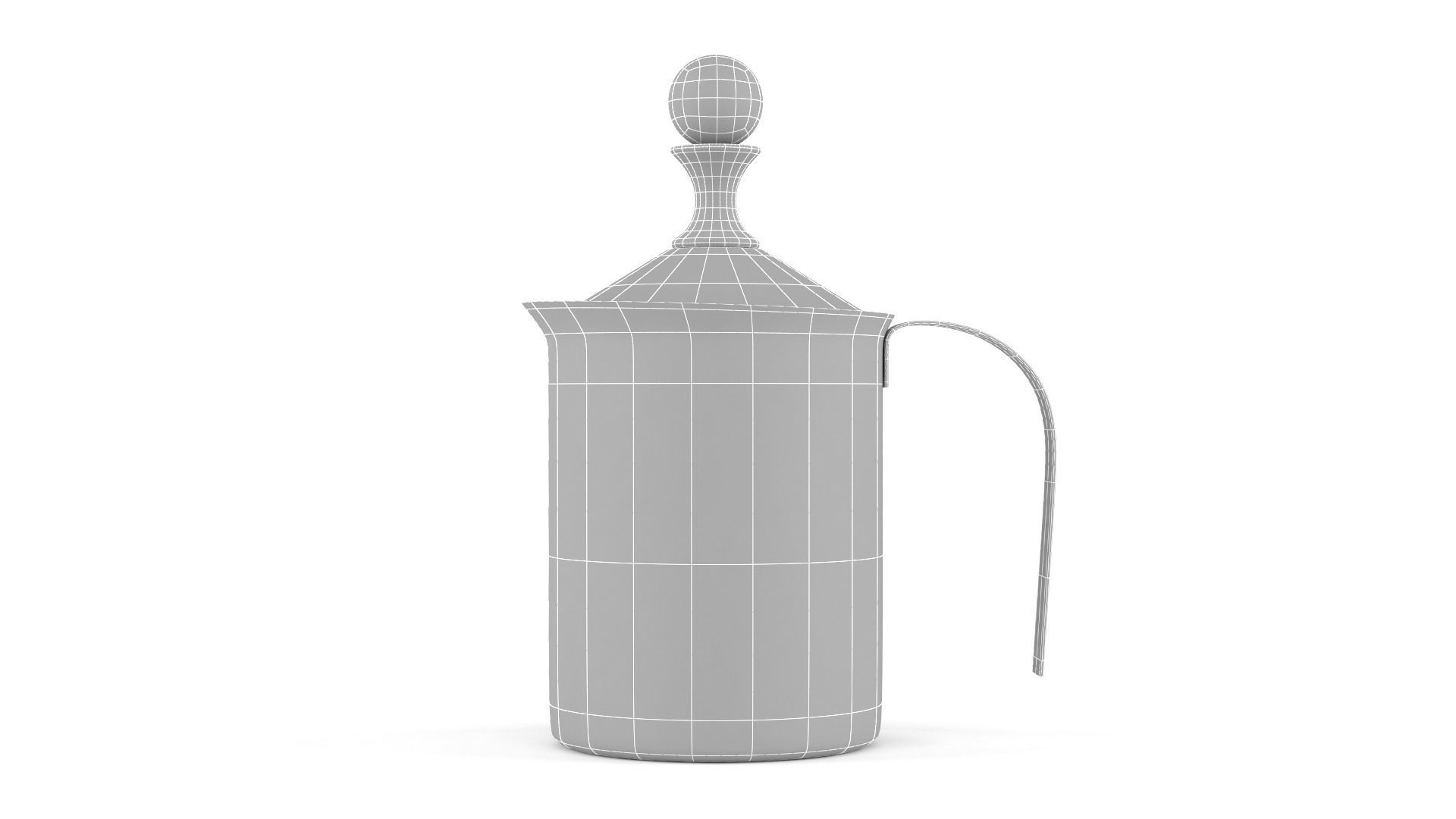 Milk Frother 3D model_7