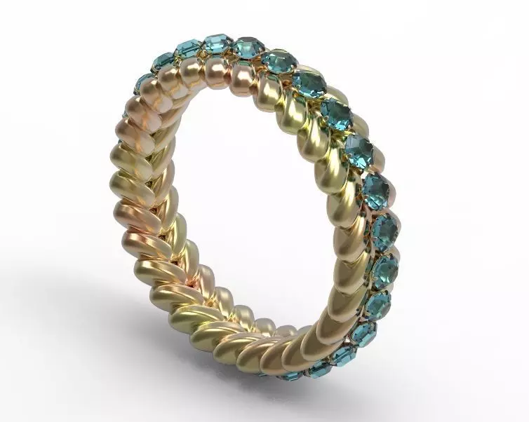 Finger Ring-09 3D print model