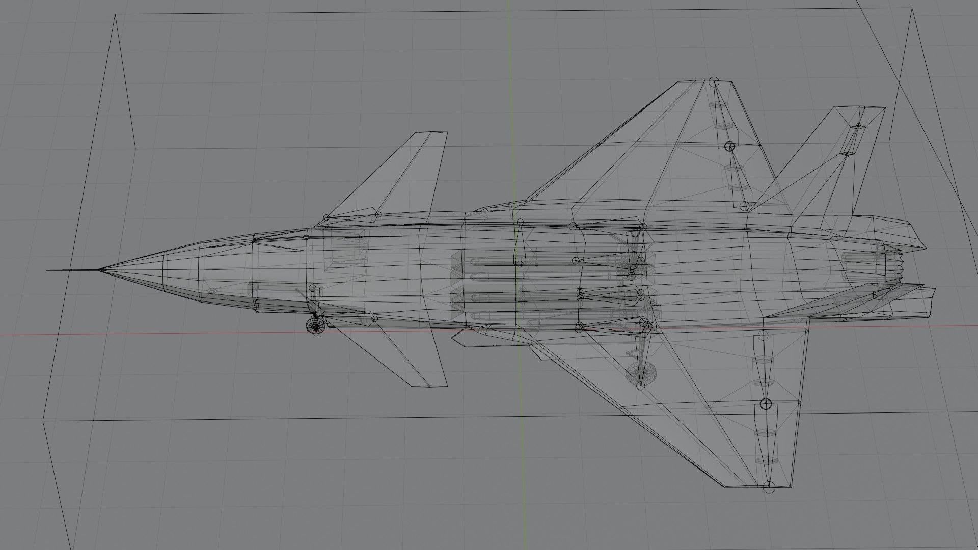 Bayraktar Kizilelma Low-poly 3D model_4