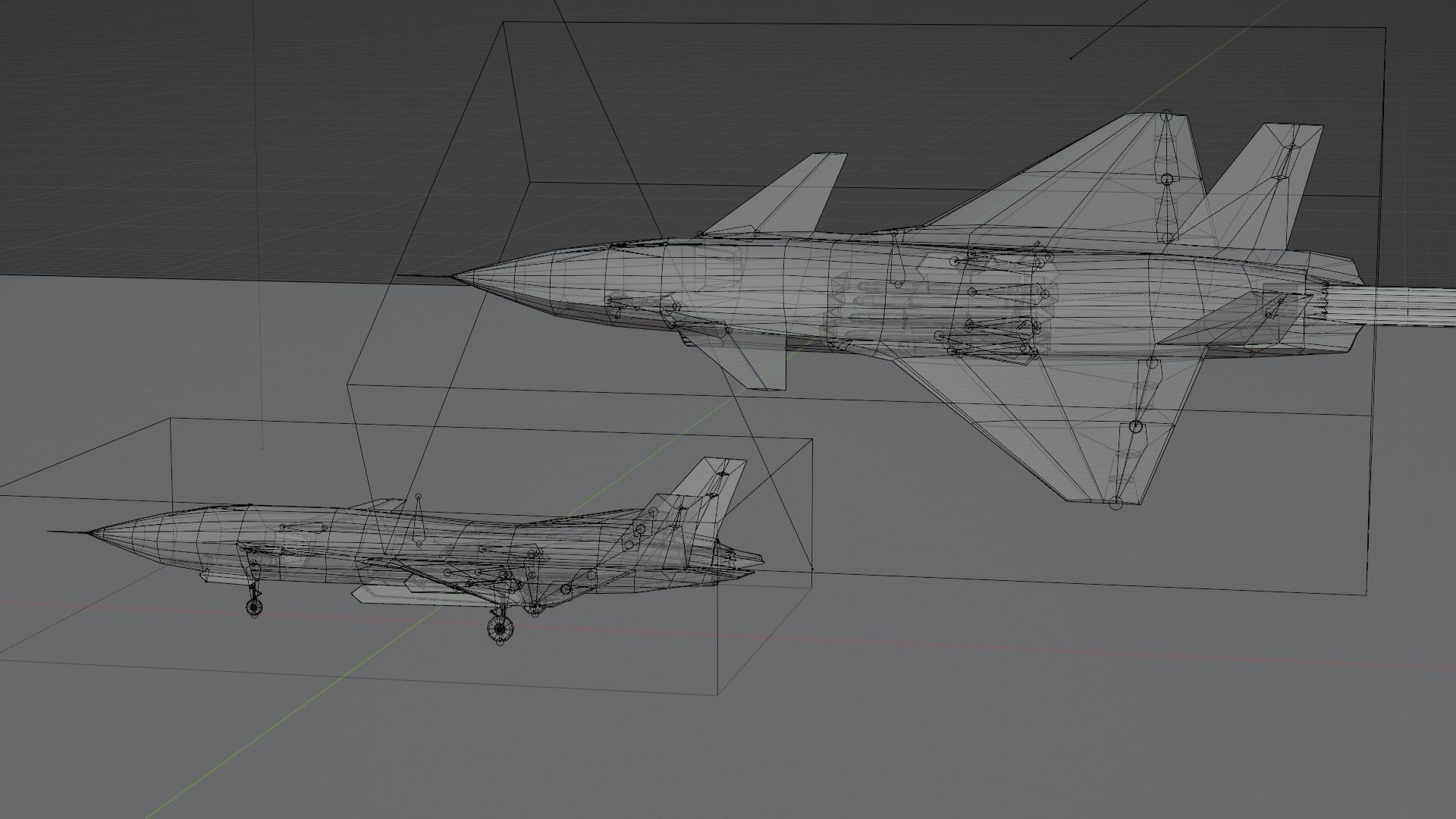 Bayraktar Kizilelma Low-poly 3D model_16