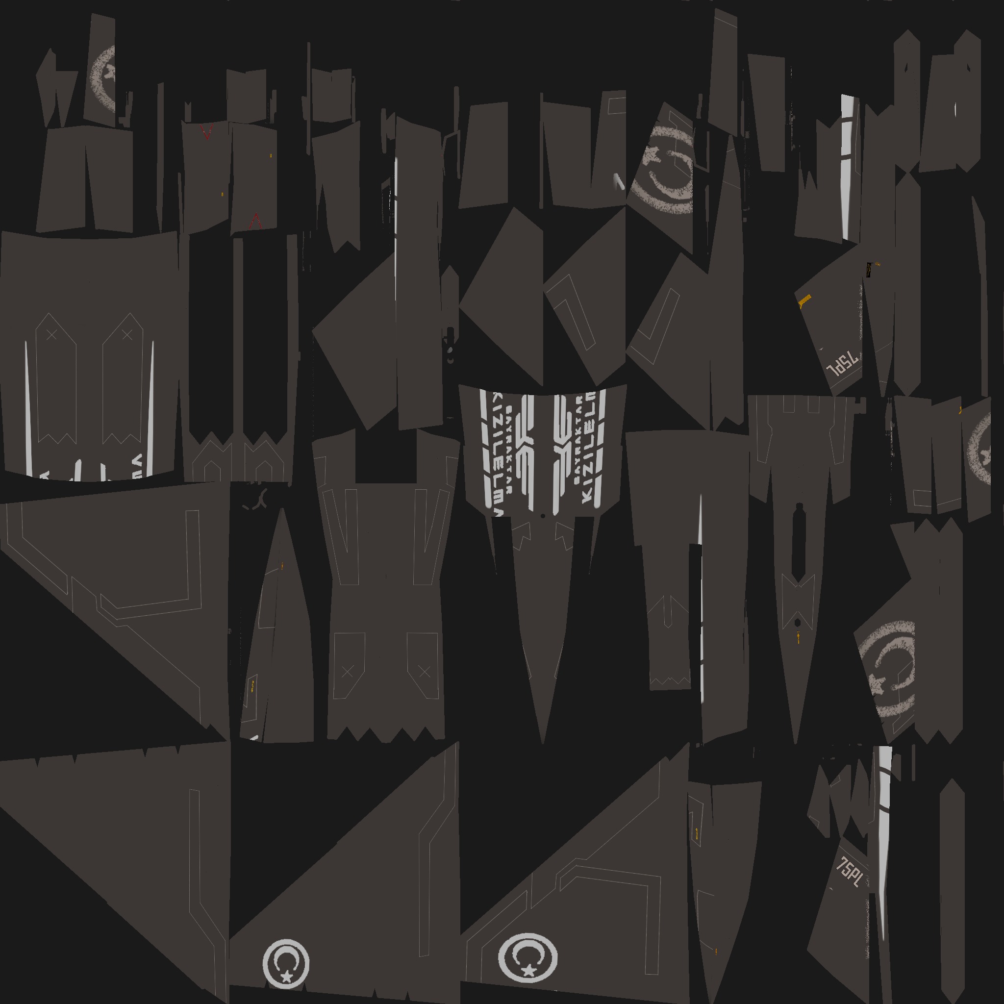 Bayraktar Kizilelma Low-poly 3D model_21