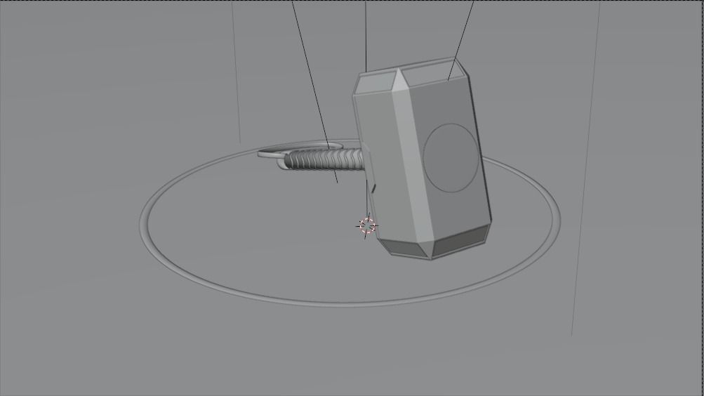 Thor Hammer concept 3D model_3