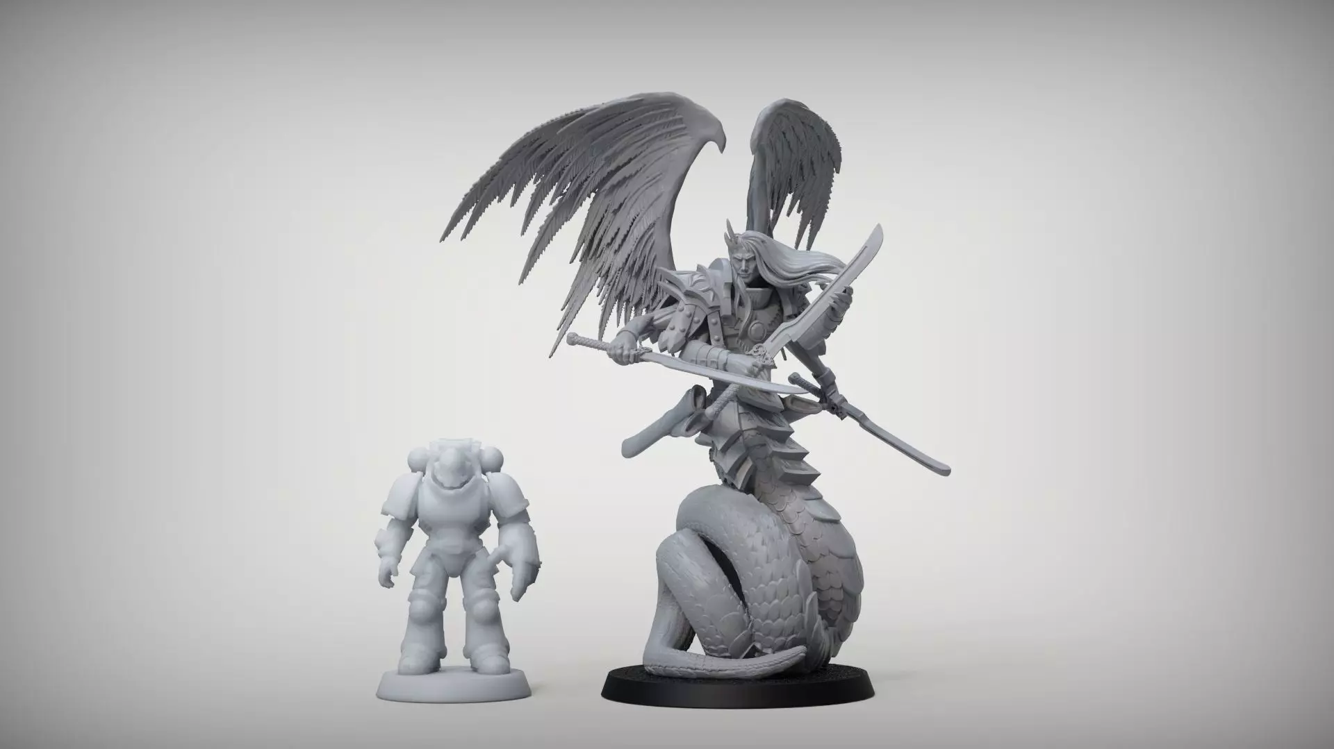NAGA WARRIOR 3D print model