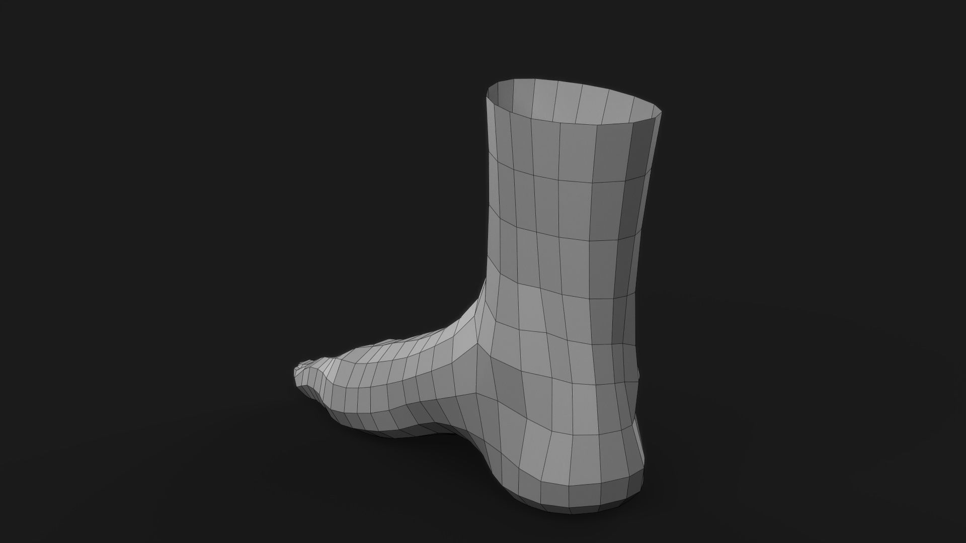 Realistic Human Foot 3D model_18