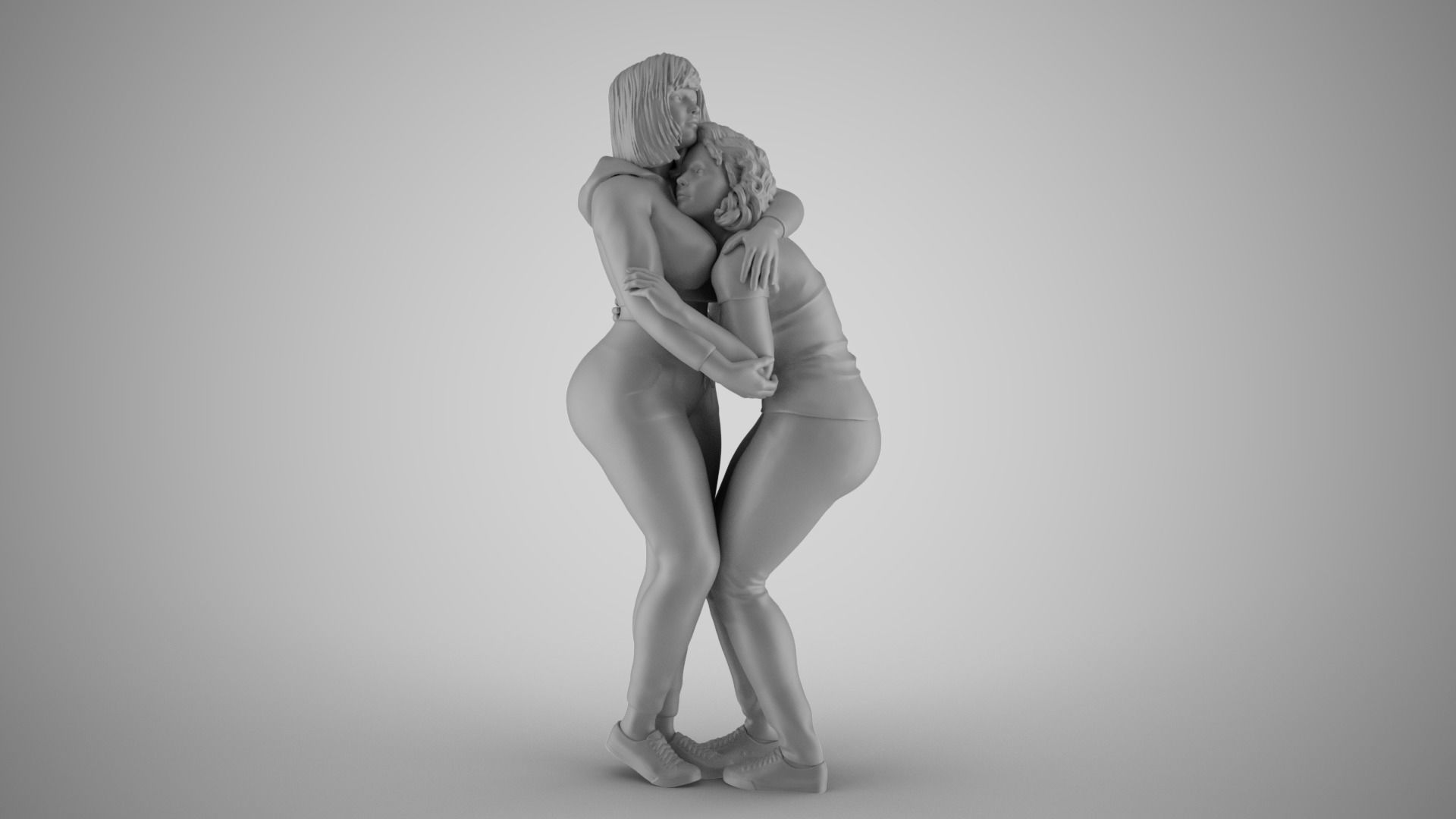 Hug Tenderly 3D print model_2