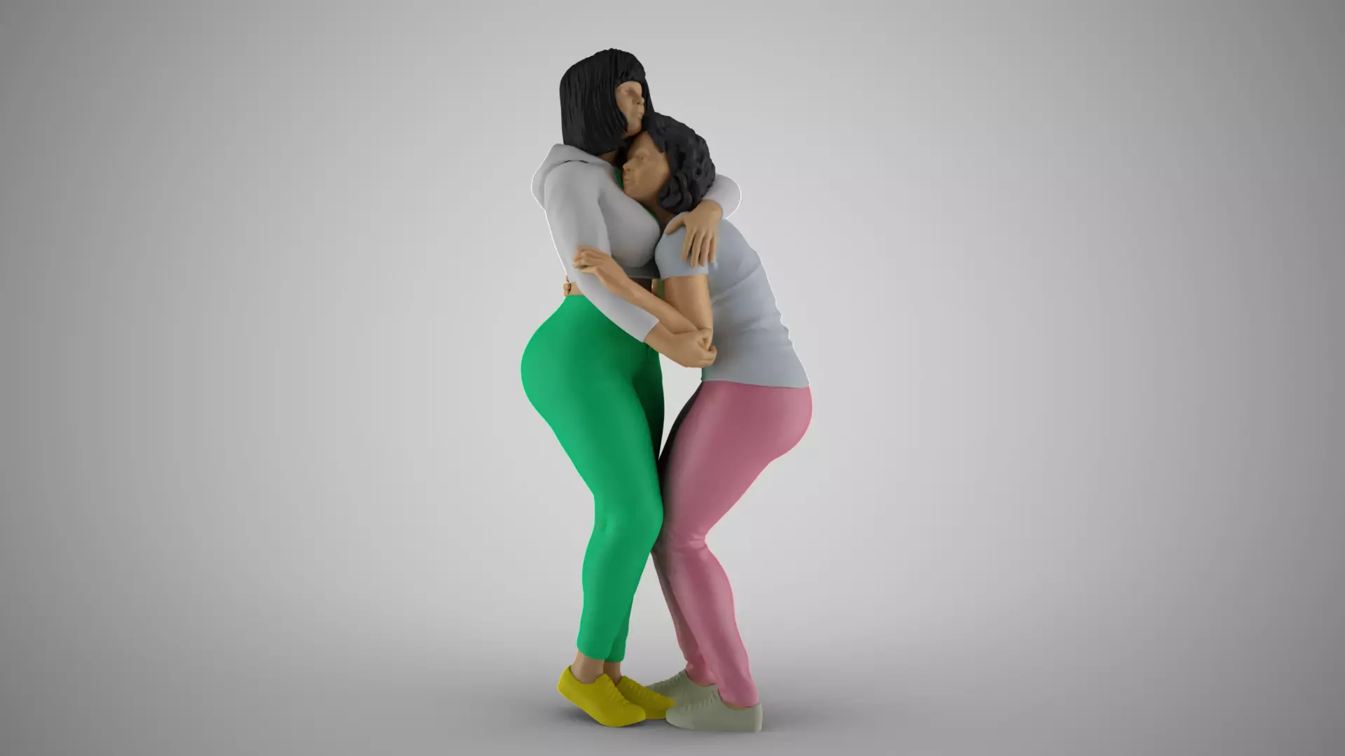 Hug Tenderly 3D print model_0