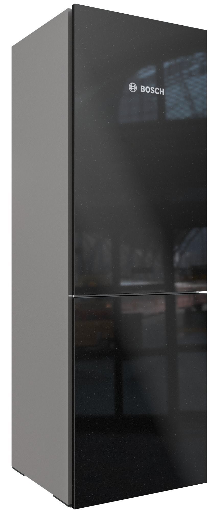 Photo inspiration: Bosch Refrigeration In Modern Scandinavian Home Reference: 3D Model Bosch Refrigerator Set Vr Ar Low Poly