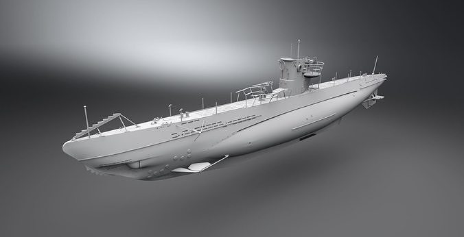 Uboat Type IIb Scale model 3D print model