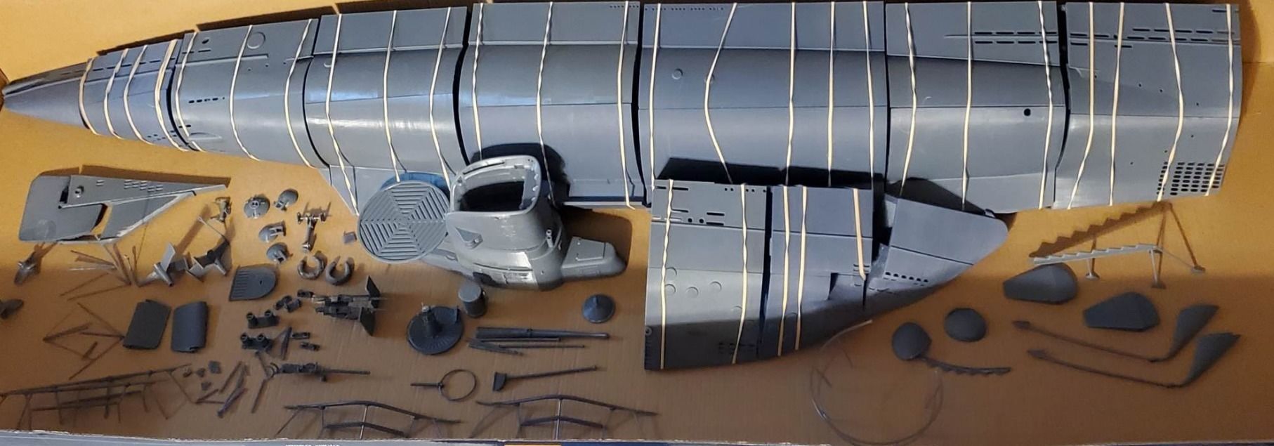 Uboat Type IIb Scale model 3D print model_15